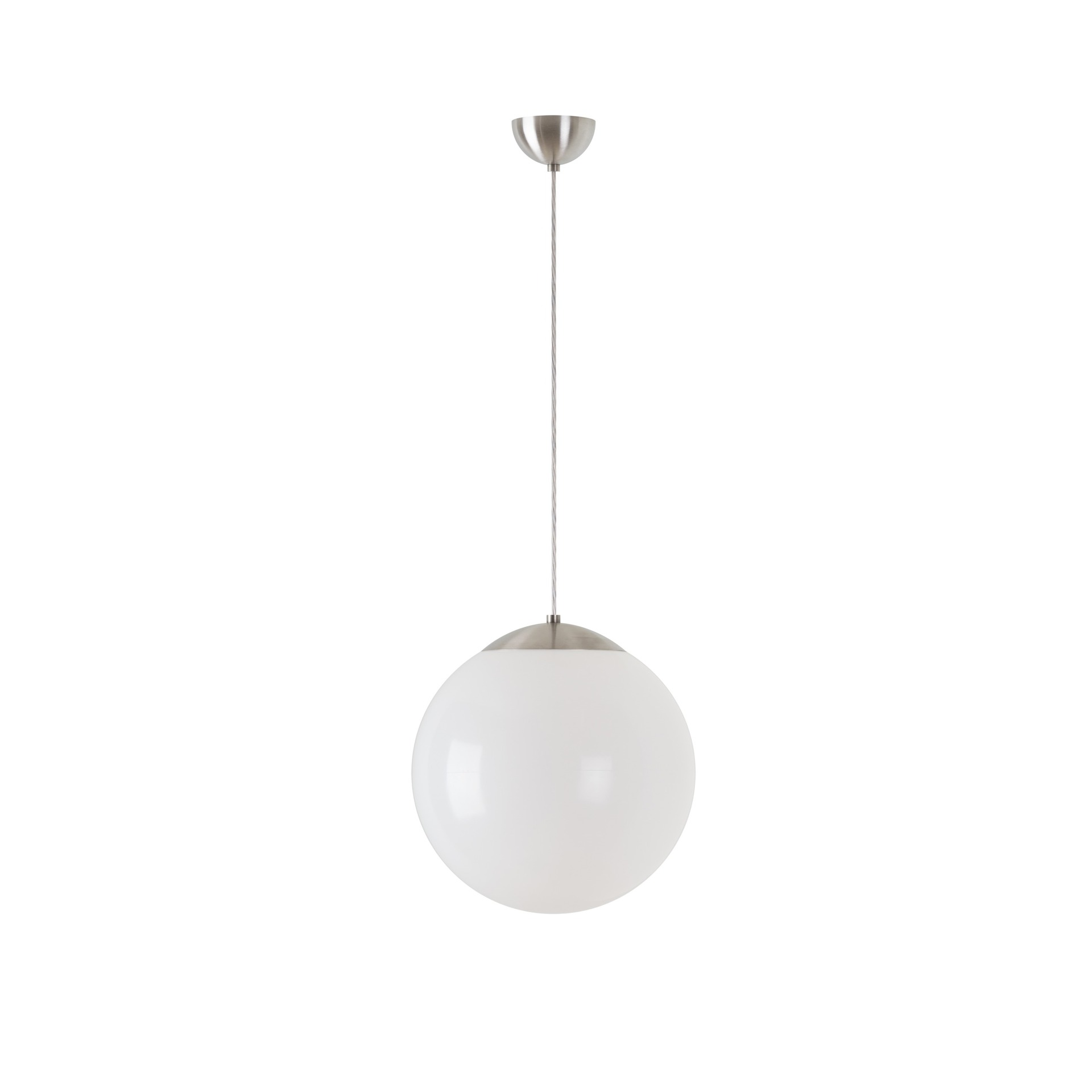 Levně OSMONT ISI66237 ISIS S2 závěsné plastové svítidlo nerez broušená / bílá IP40 3000 K 20W LED DALI