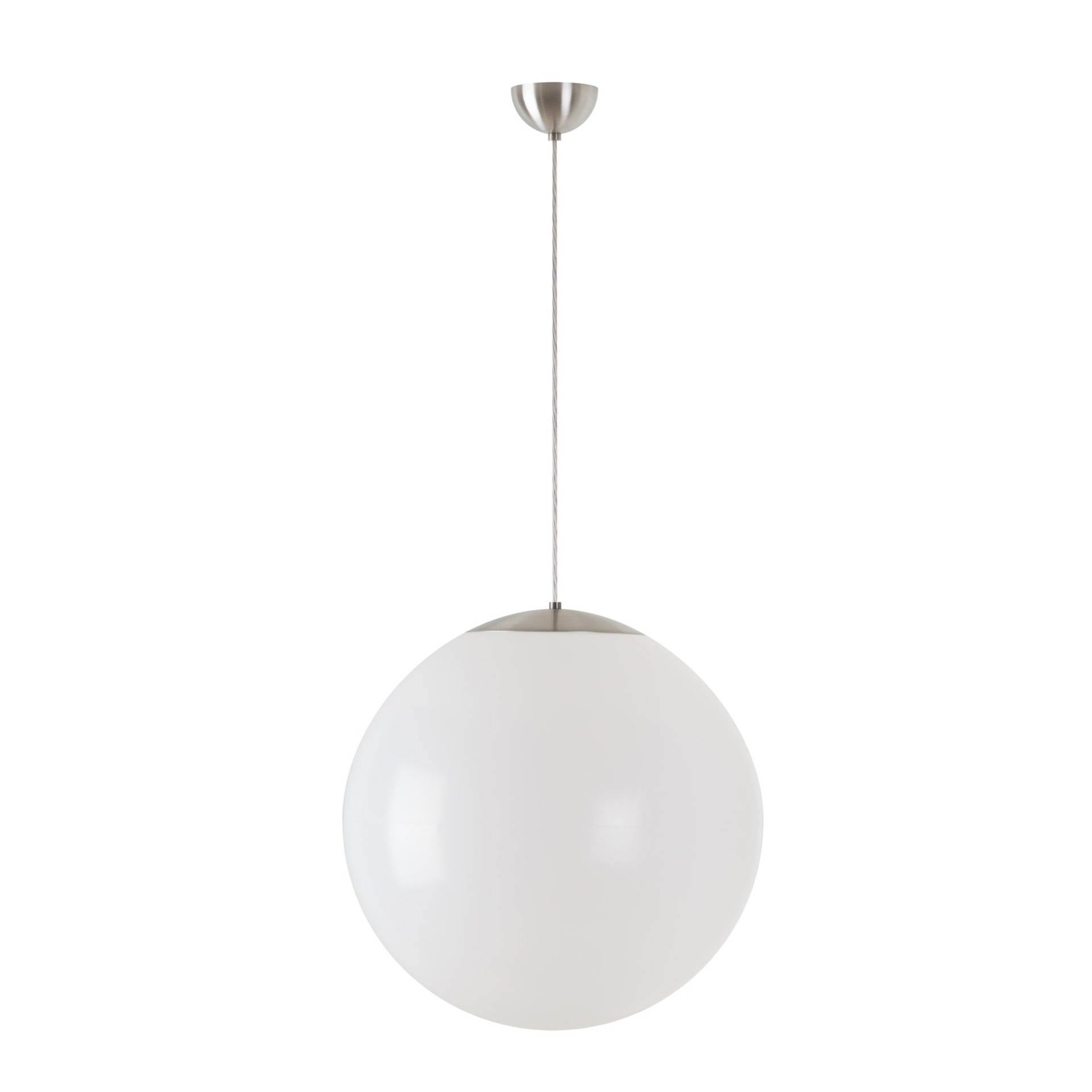 Levně OSMONT ISI66260 ISIS S4 závěsné plastové svítidlo nerez broušená / bílá IP40 3000 K 41W LED DALI