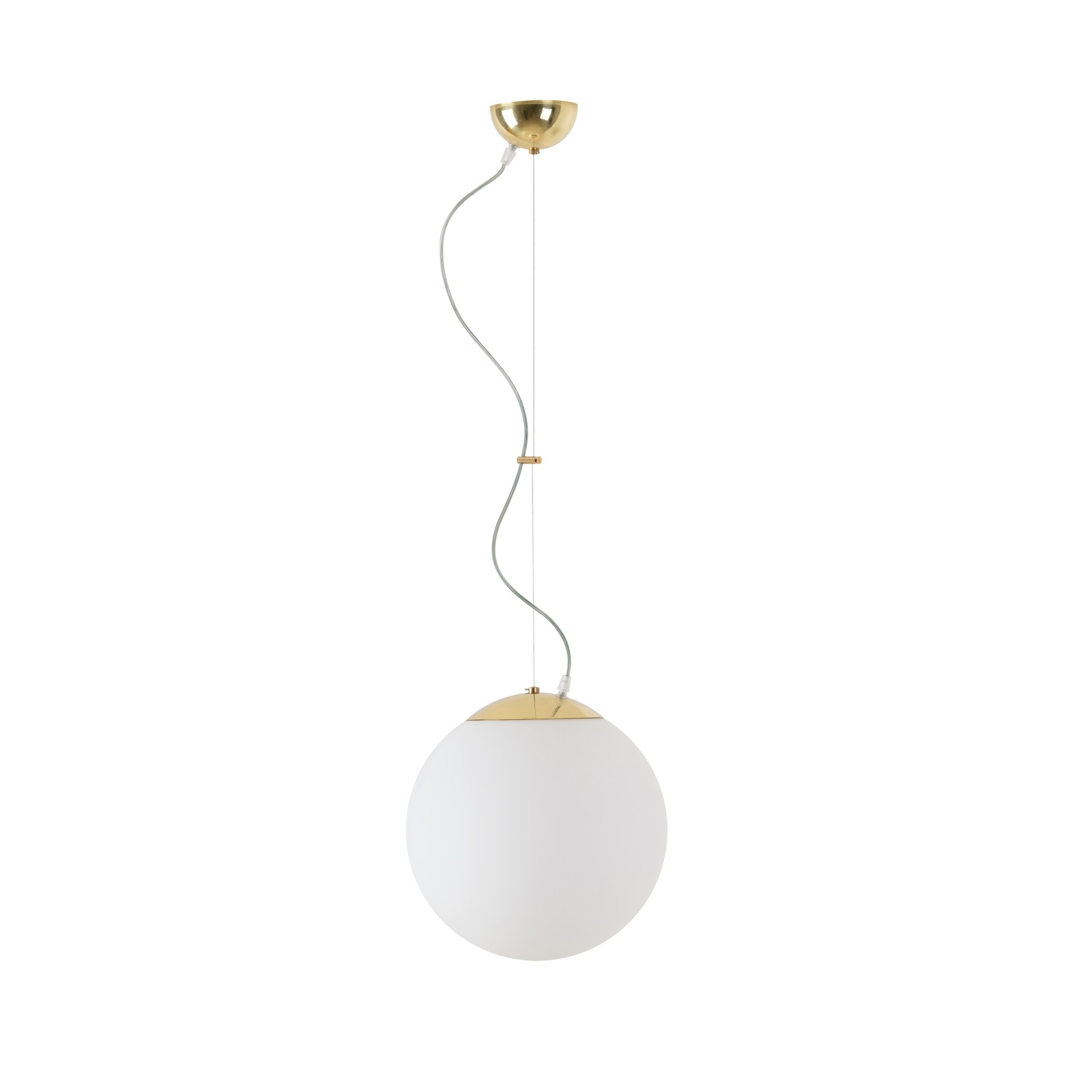 Levně OSMONT ISI70185 ISIS L2 PM-M závěsné plastové svítidlo mosaz leštěná / bílá IP40 3000 K 20W LED DALI