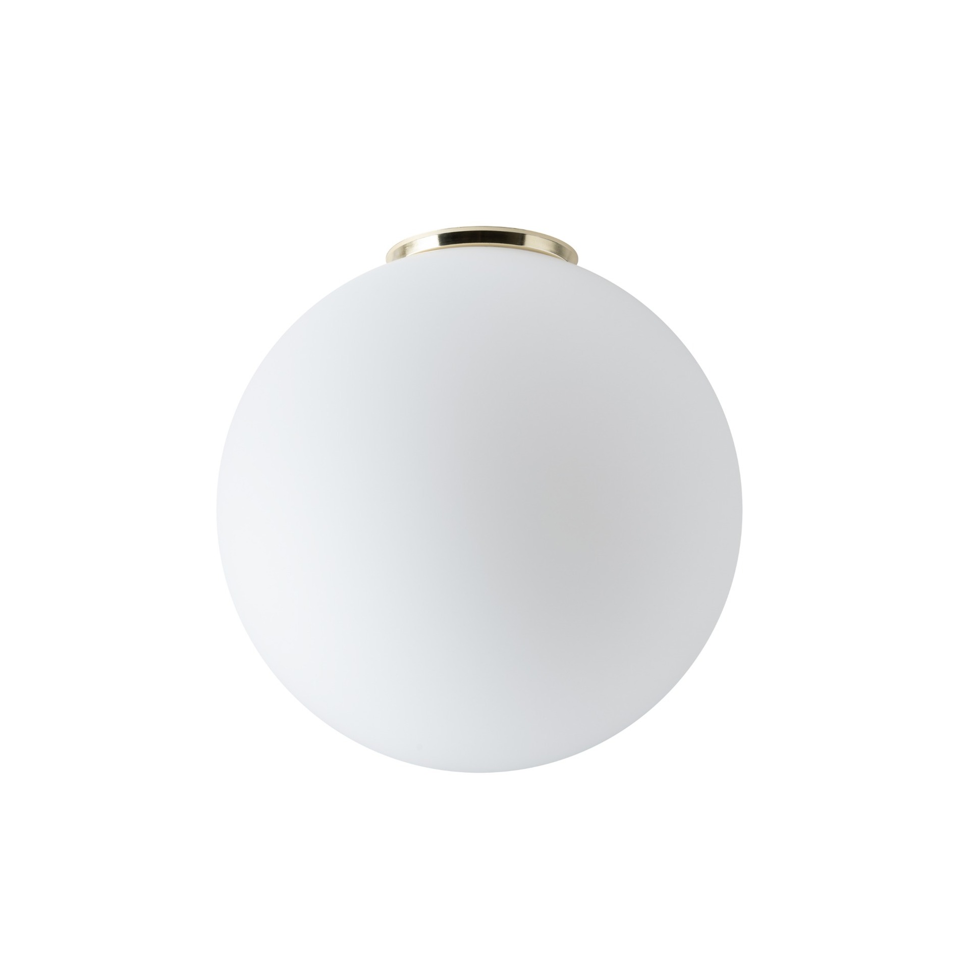Levně OSMONT STY61249 STYX 4 stropní skleněné svítidlo mosaz leštěná / bílá IP65 3000 K 27W LED DALI