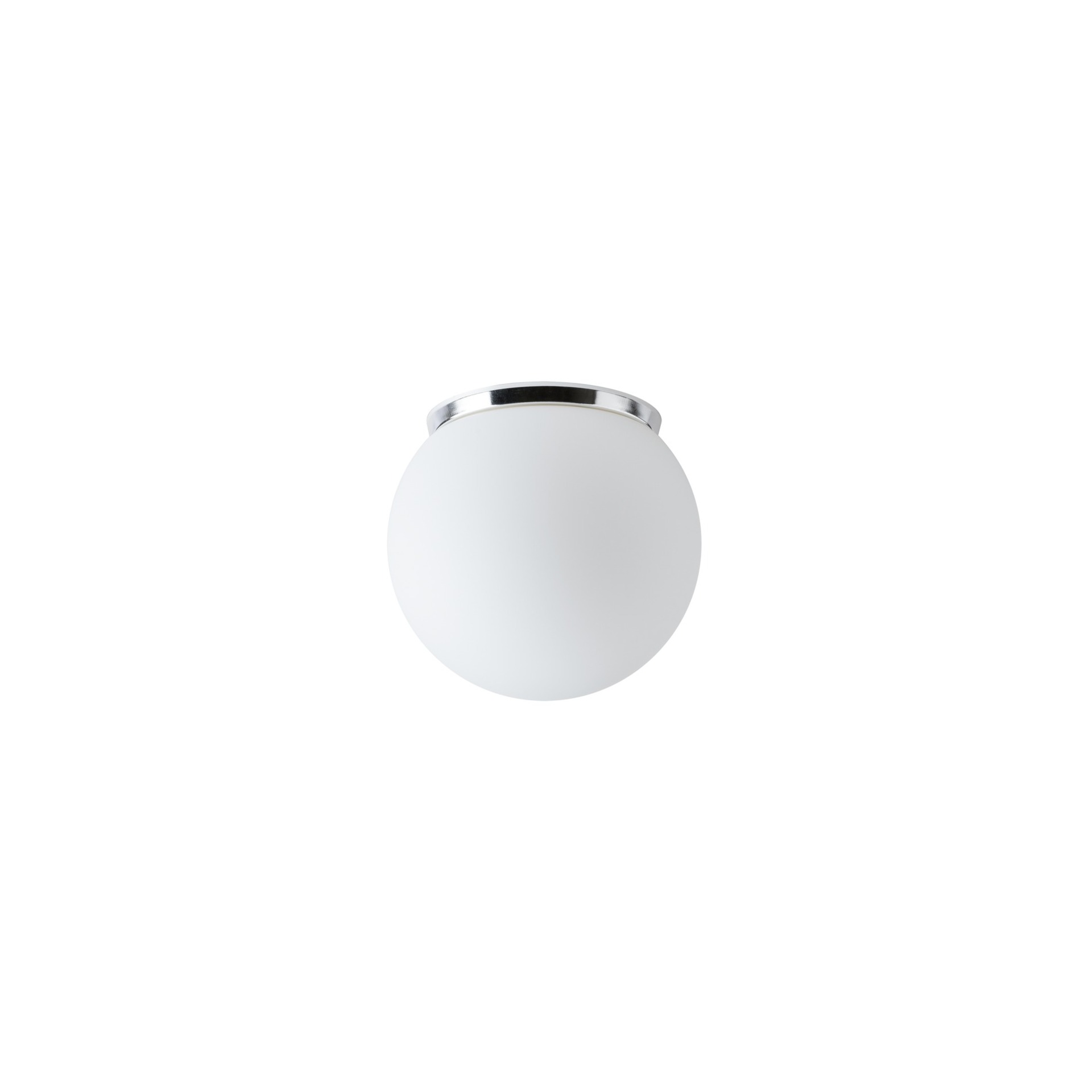 Levně OSMONT STY71018 STYX 1 stropní/nástěnné skleněné svítidlo chrom / bílá IP65 3000 K 9W LED DALI