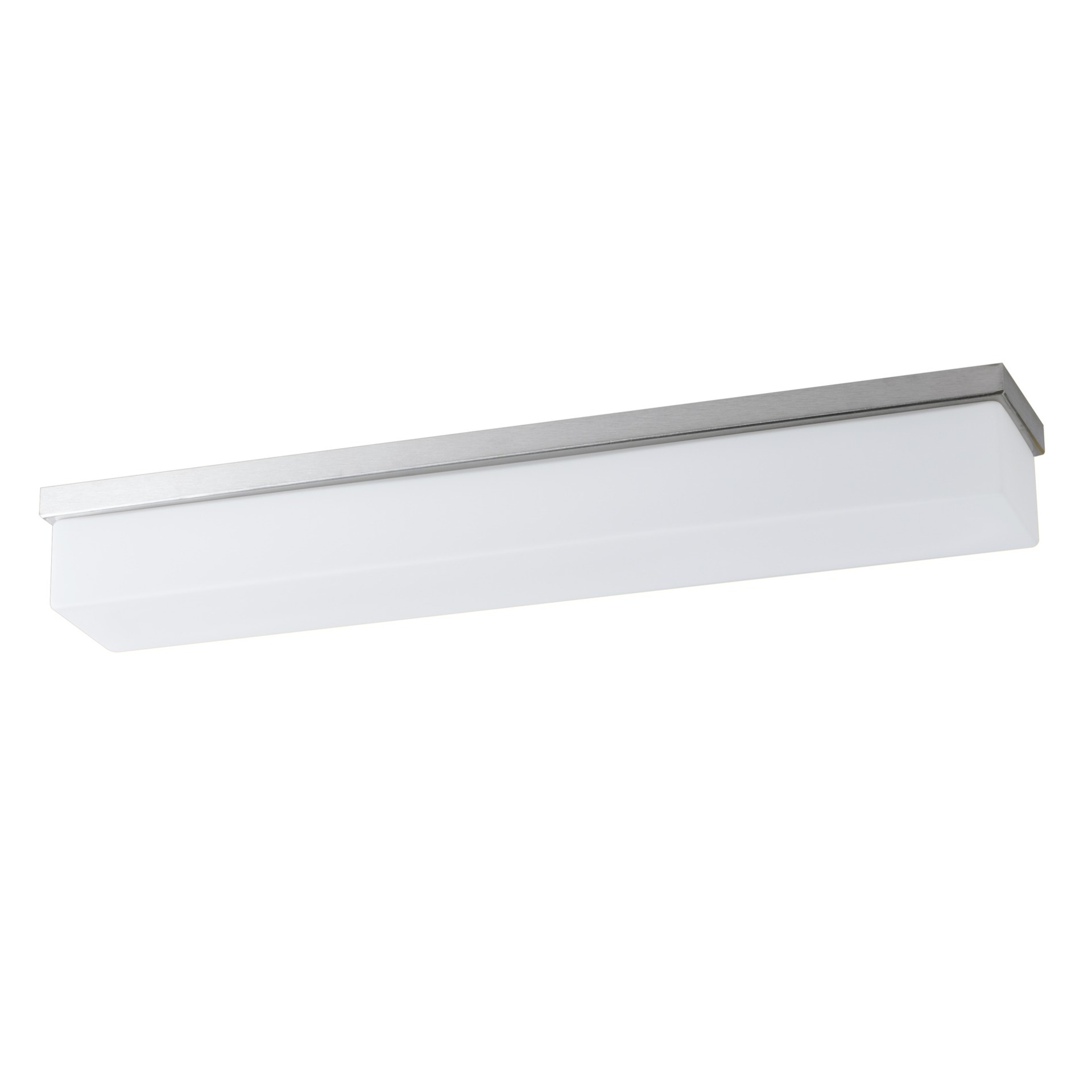 Levně OSMONT SYL44547 SYLVIA 2 stropní/nástěnné skleněné svítidlo nerez broušená / bílá IP44 3x28W E14