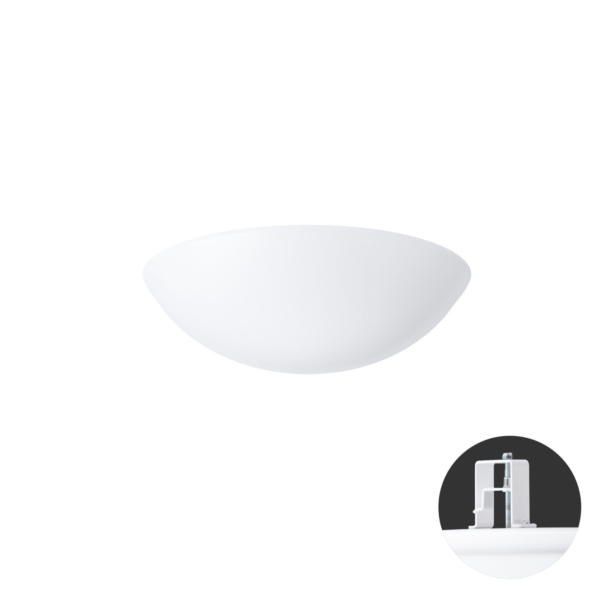Levně OSMONT TIT63110 TITAN V1 stropní/nástěnné plastové polovestavné svítidlo bílá IP44 2700-6500 K 18W LED