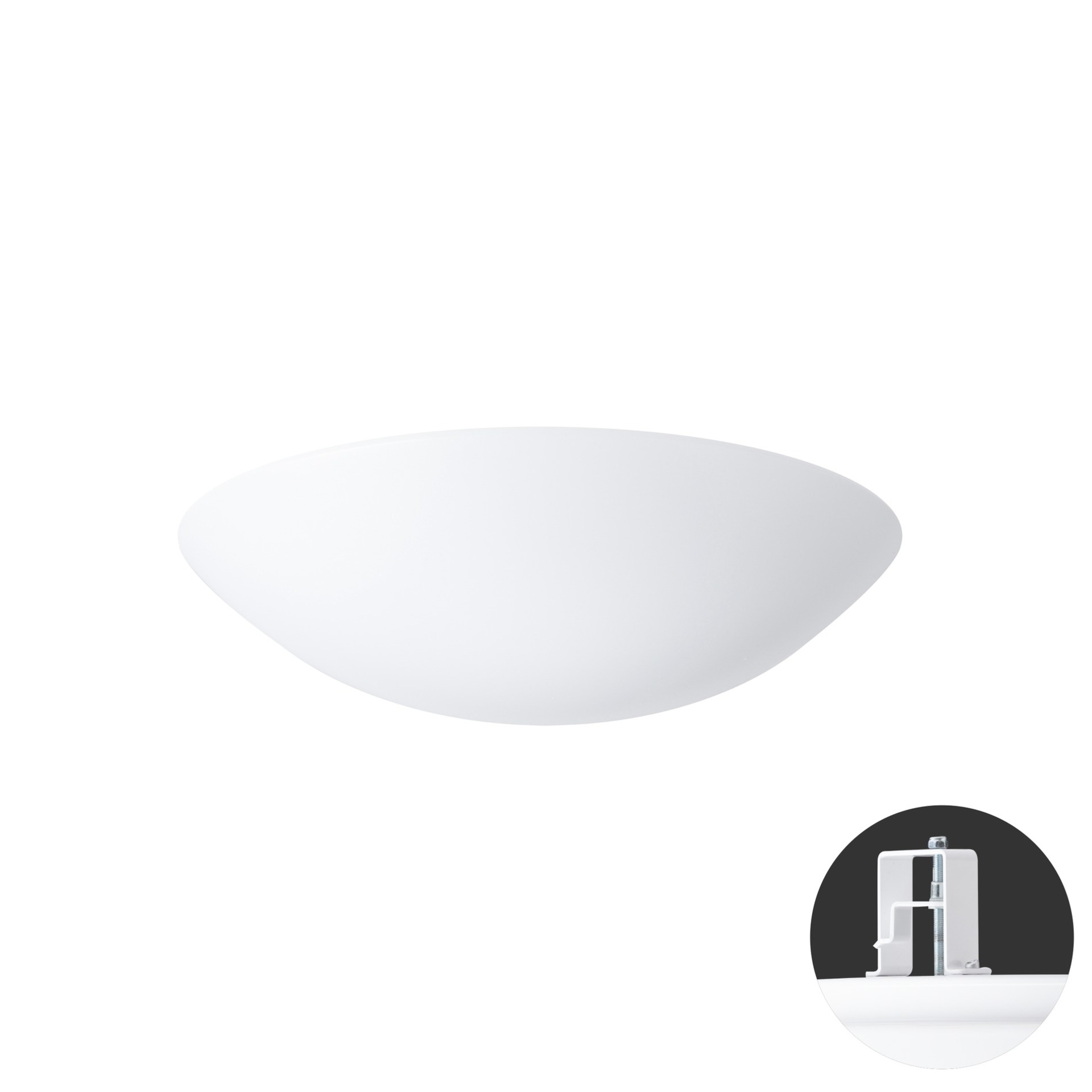 Levně OSMONT TIT63111 TITAN V2 stropní/nástěnné plastové polovestavné svítidlo bílá IP44 2700-6500 K 32W LED