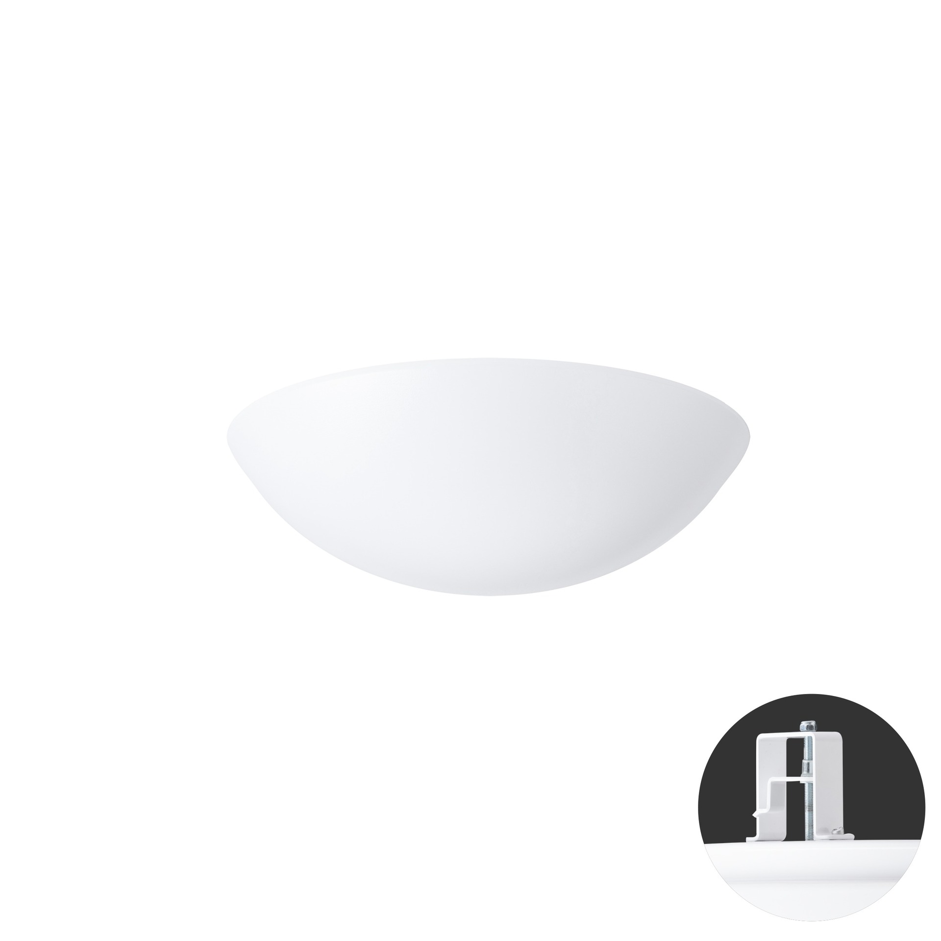 Levně OSMONT TIT65002 TITAN V1 stropní/nástěnné plastové polovestavné svítidlo bílá IP44 3000 K 14W LED DALI