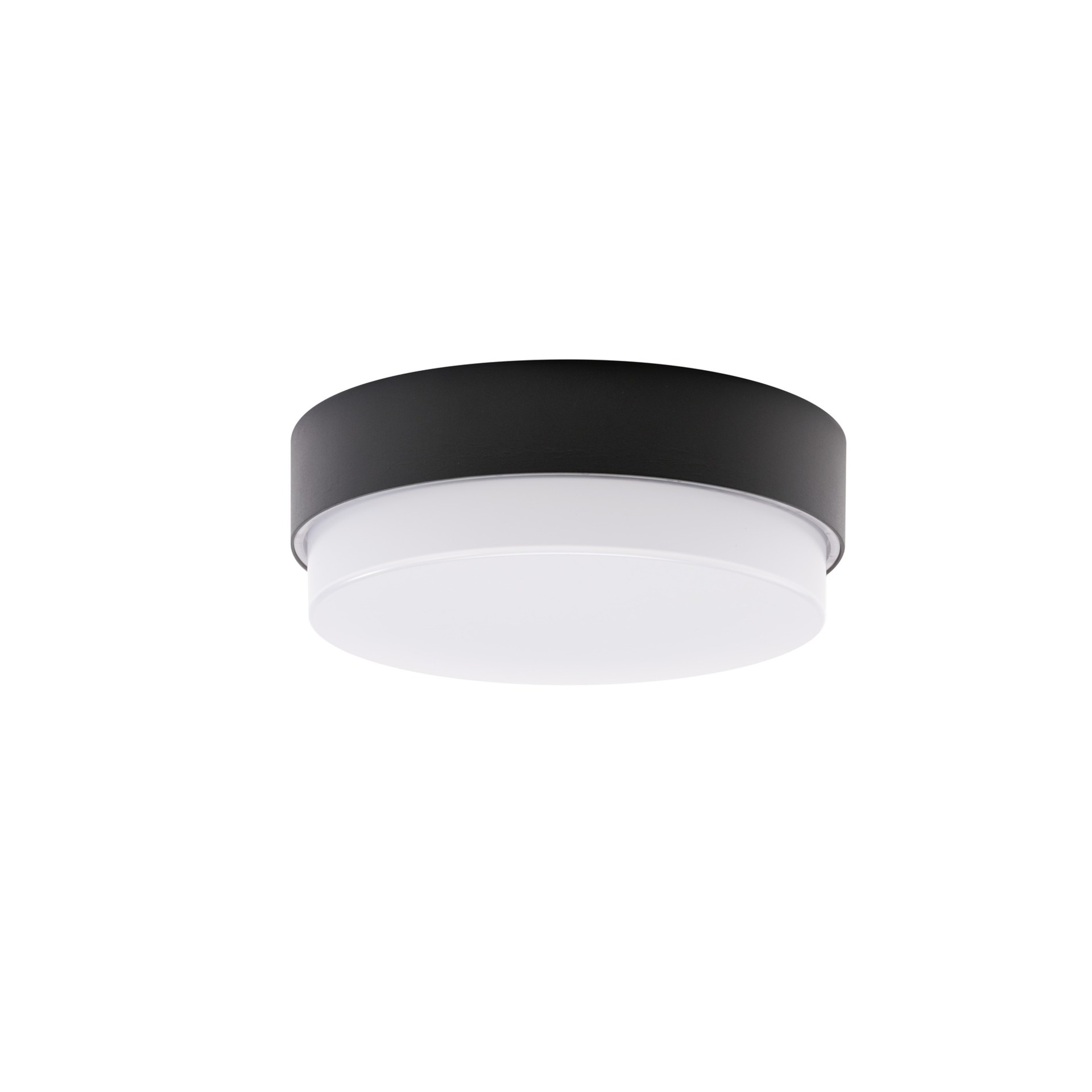 Levně OSMONT TRI57272 TRITON 1 stropní/nástěnné průmyslové plastové svítidlo černá / bílá IP65 3000 K 14W LED DALI