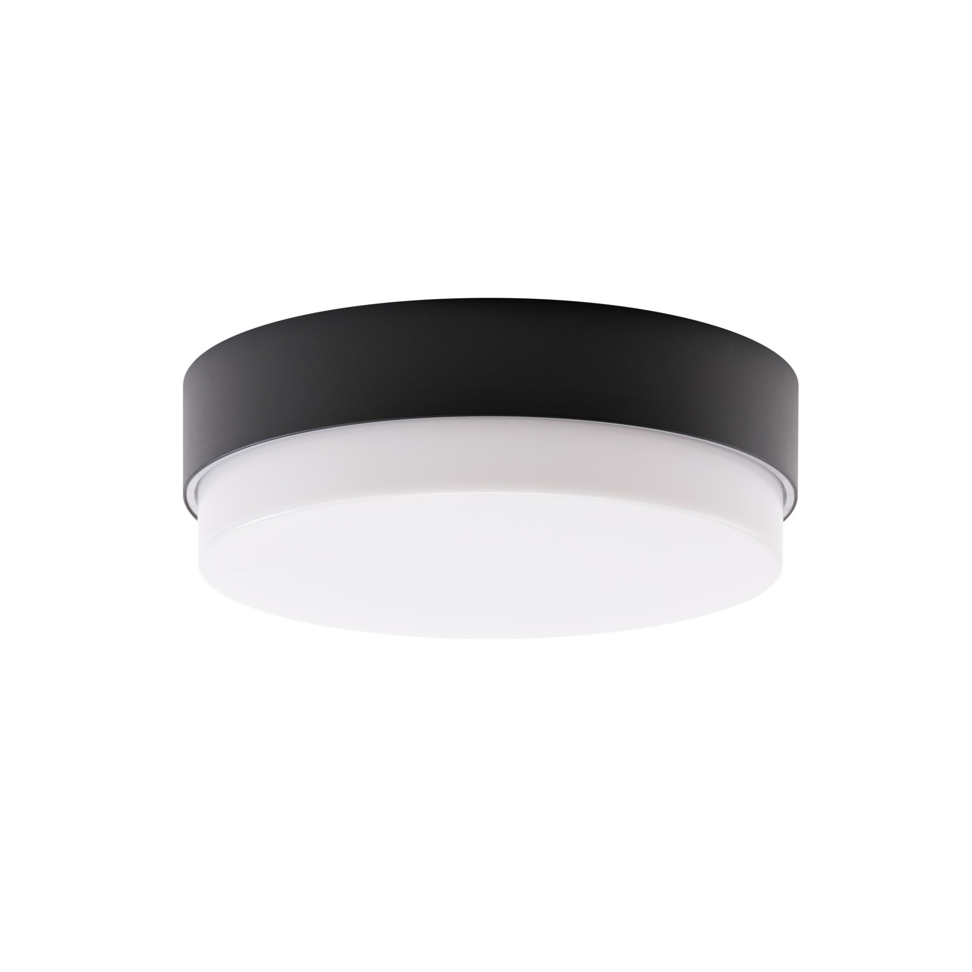 Levně OSMONT TRI57289 TRITON 2 stropní/nástěnné průmyslové plastové svítidlo černá / bílá IP65 3000 K 27W LED DALI HF