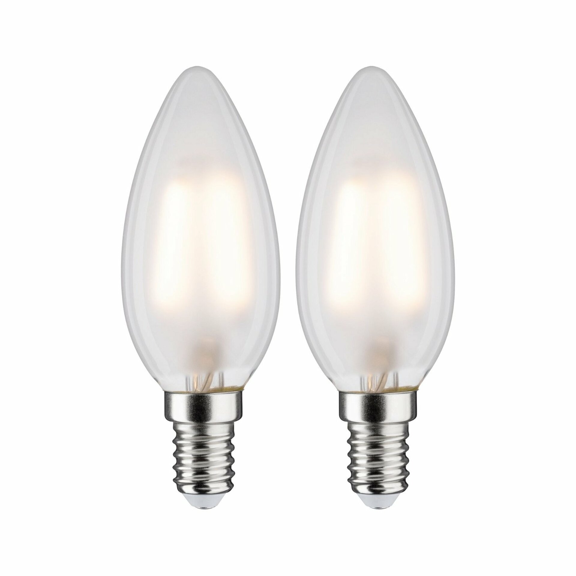 Levně PAULMANN LED svíčka 3 W E14 mat teplá bílá 2ks-sada 286.36 P 28636