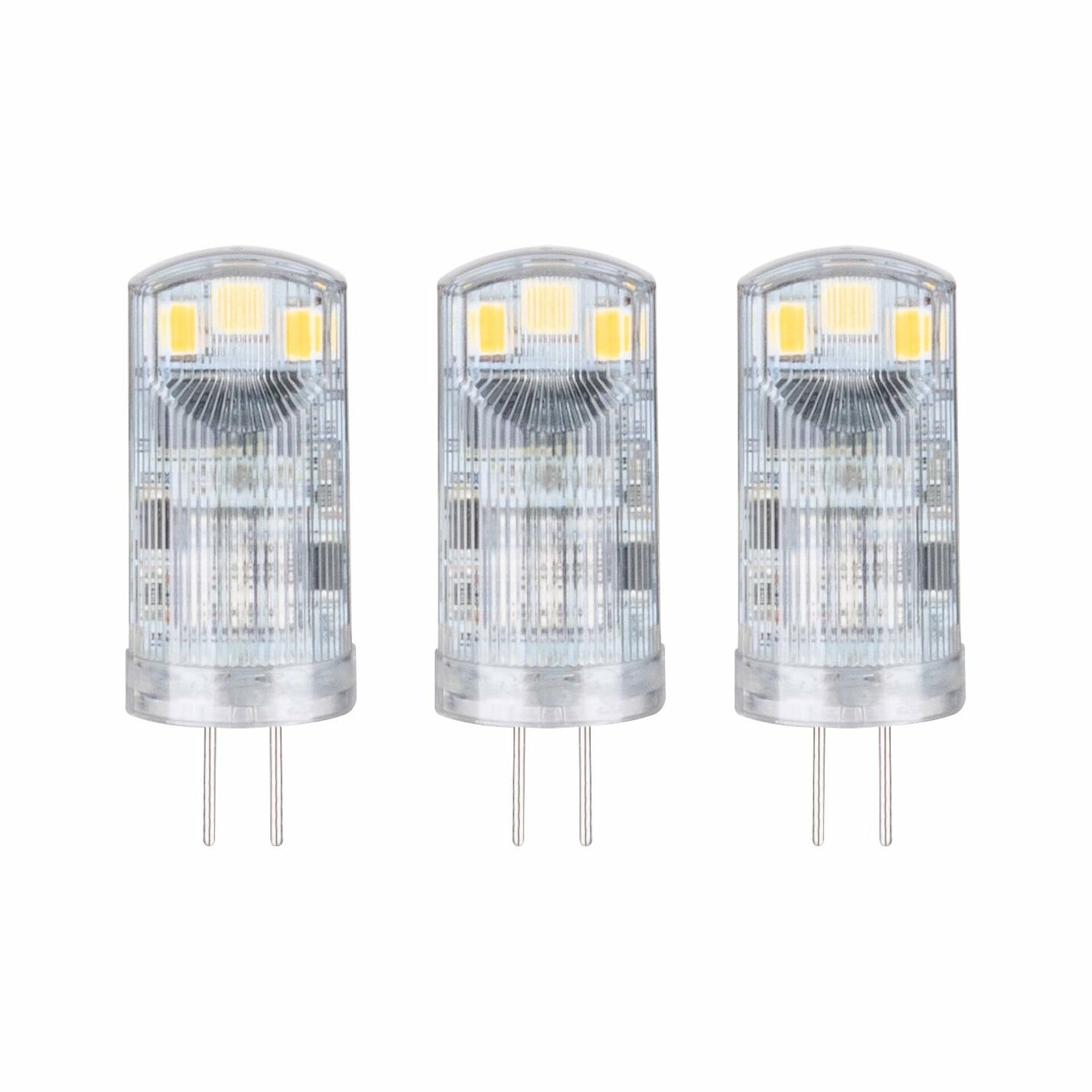 PAULMANN Standard 12V LED G4 3ks-sada 3x1,8W 2700K čirá