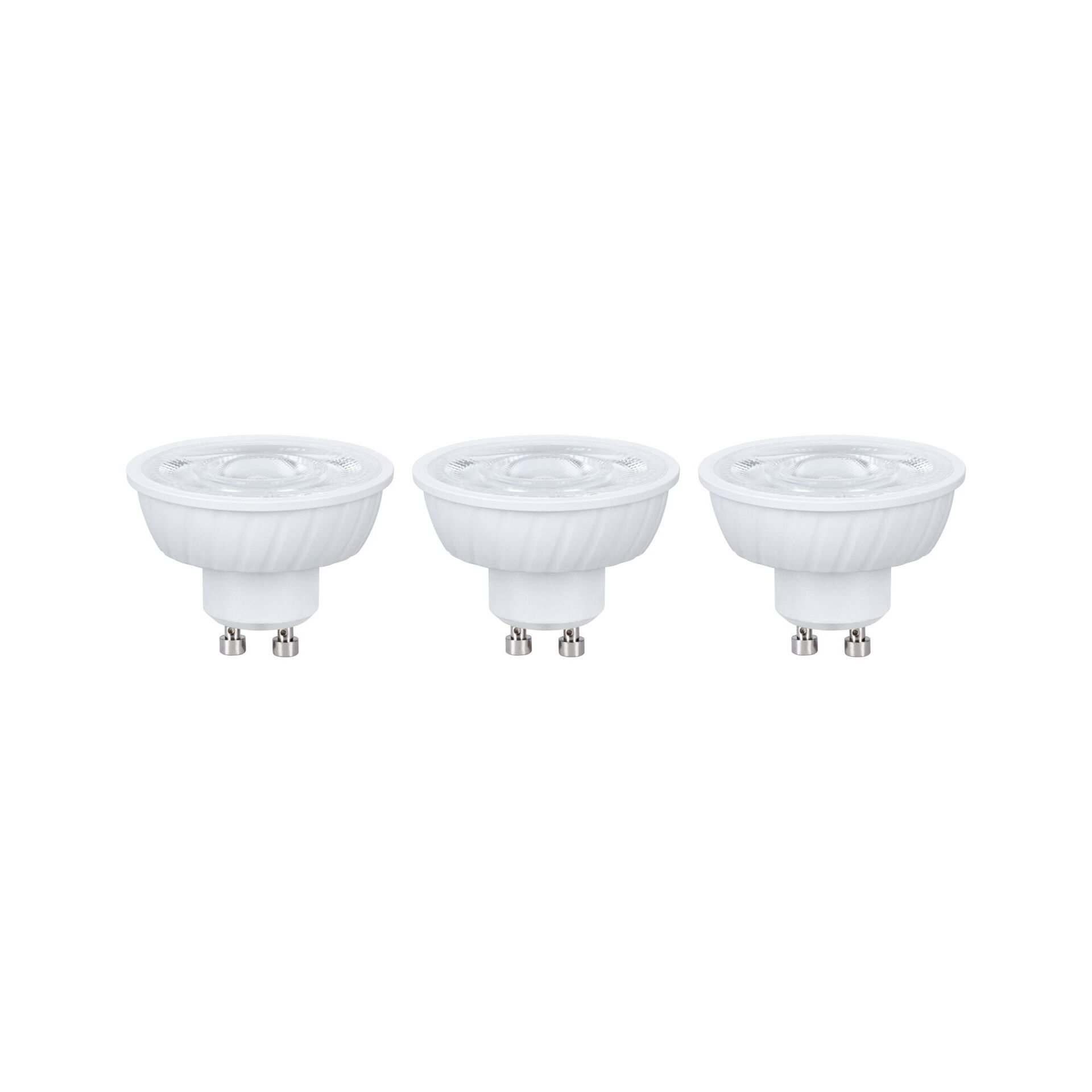Levně PAULMANN Standard 230V LED reflektor GU10 Flat 37mm 3x4,9W 2700K bílá