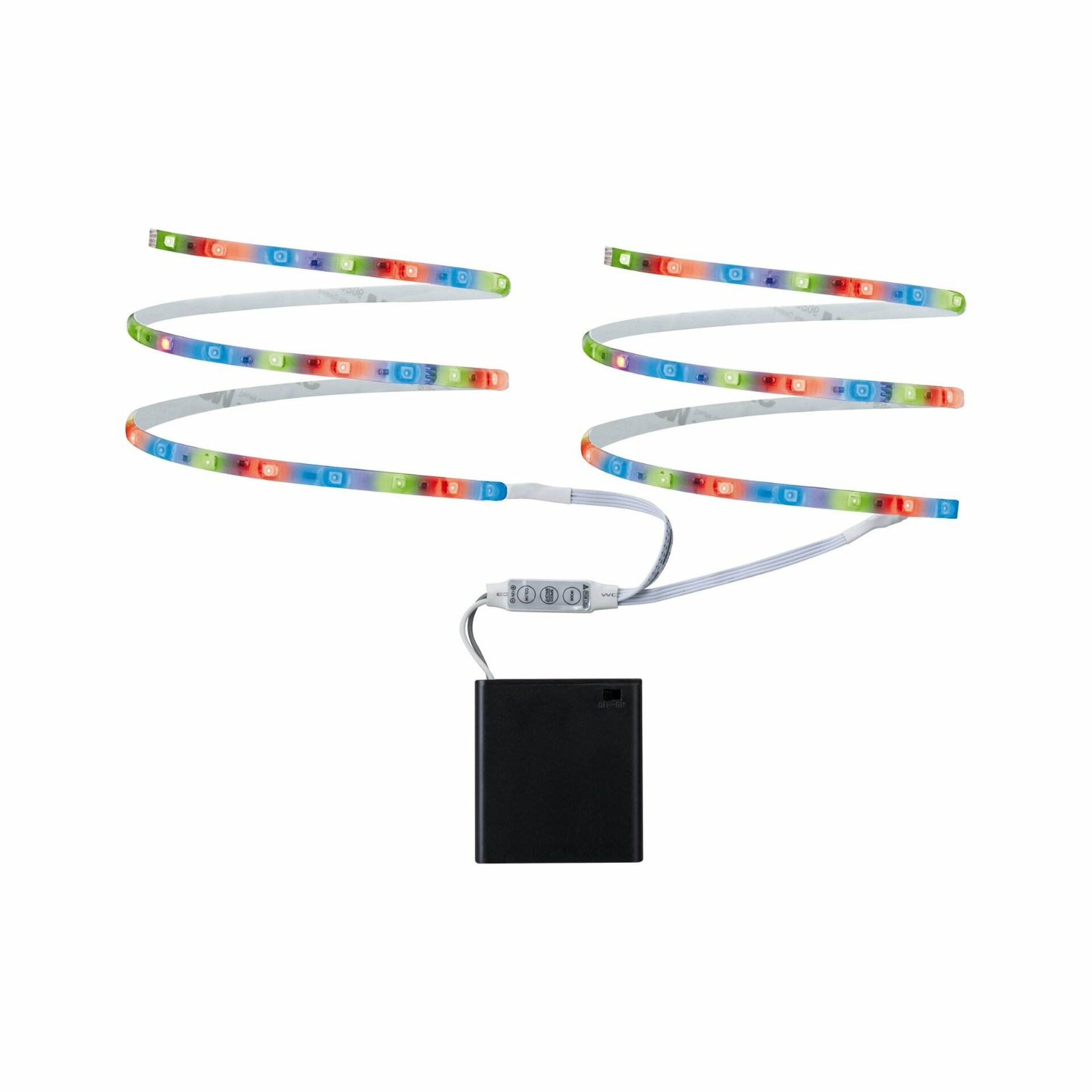 Levně Paulmann LED Mobil Stripe RGB 2x80cm 1,2W bateriové napájení 707.00 P 70700