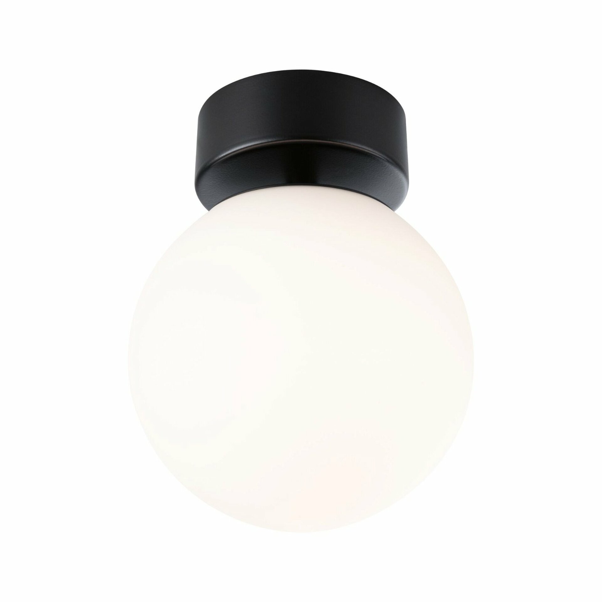 PAULMANN Selection Bathroom LED stropní svítidlo Gove IP44 3000K 230V 9W černá mat/satén