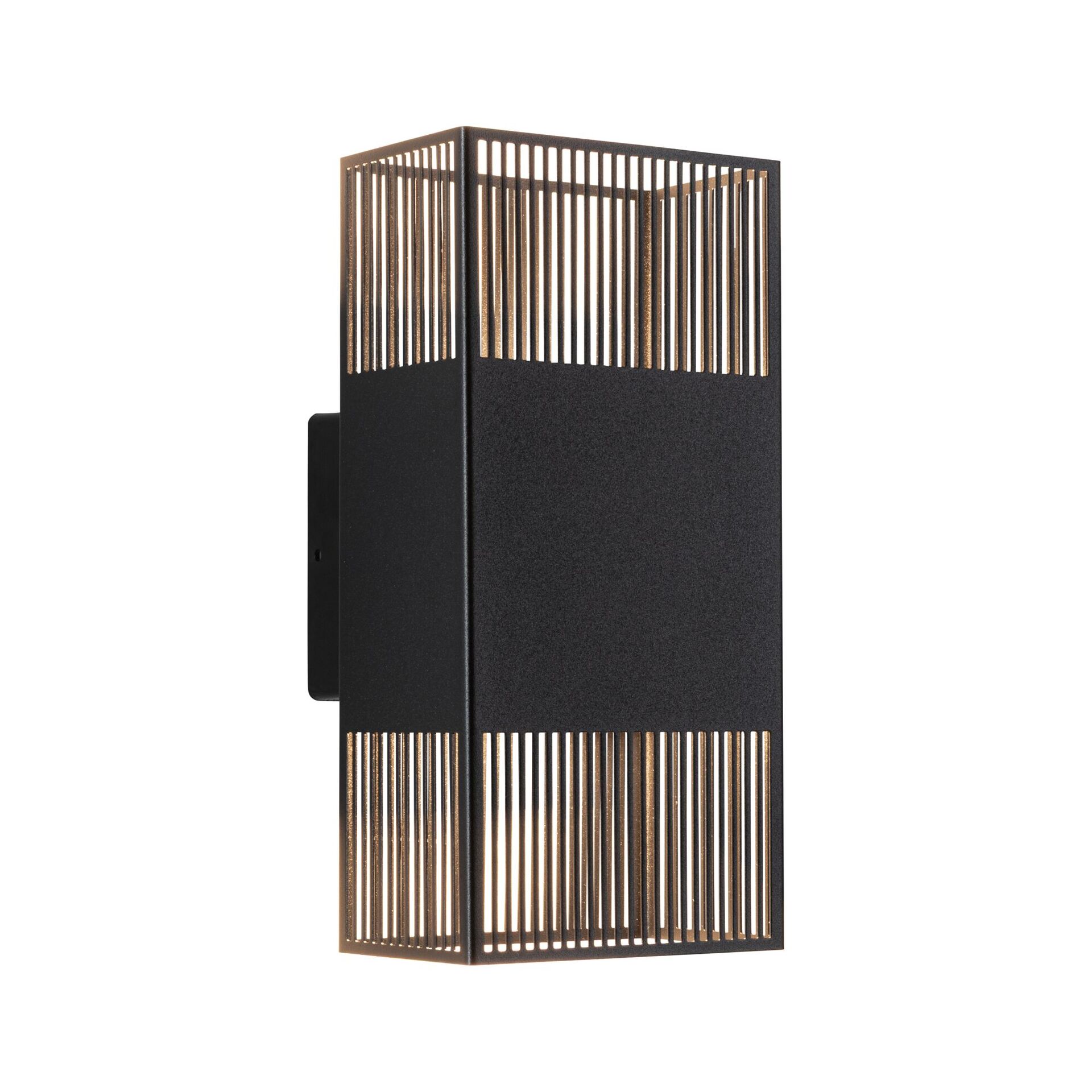 Levně PAULMANN LED nástěnné svítidlo Tharin IP44 3000K 120x104mm 2x3,7W černá