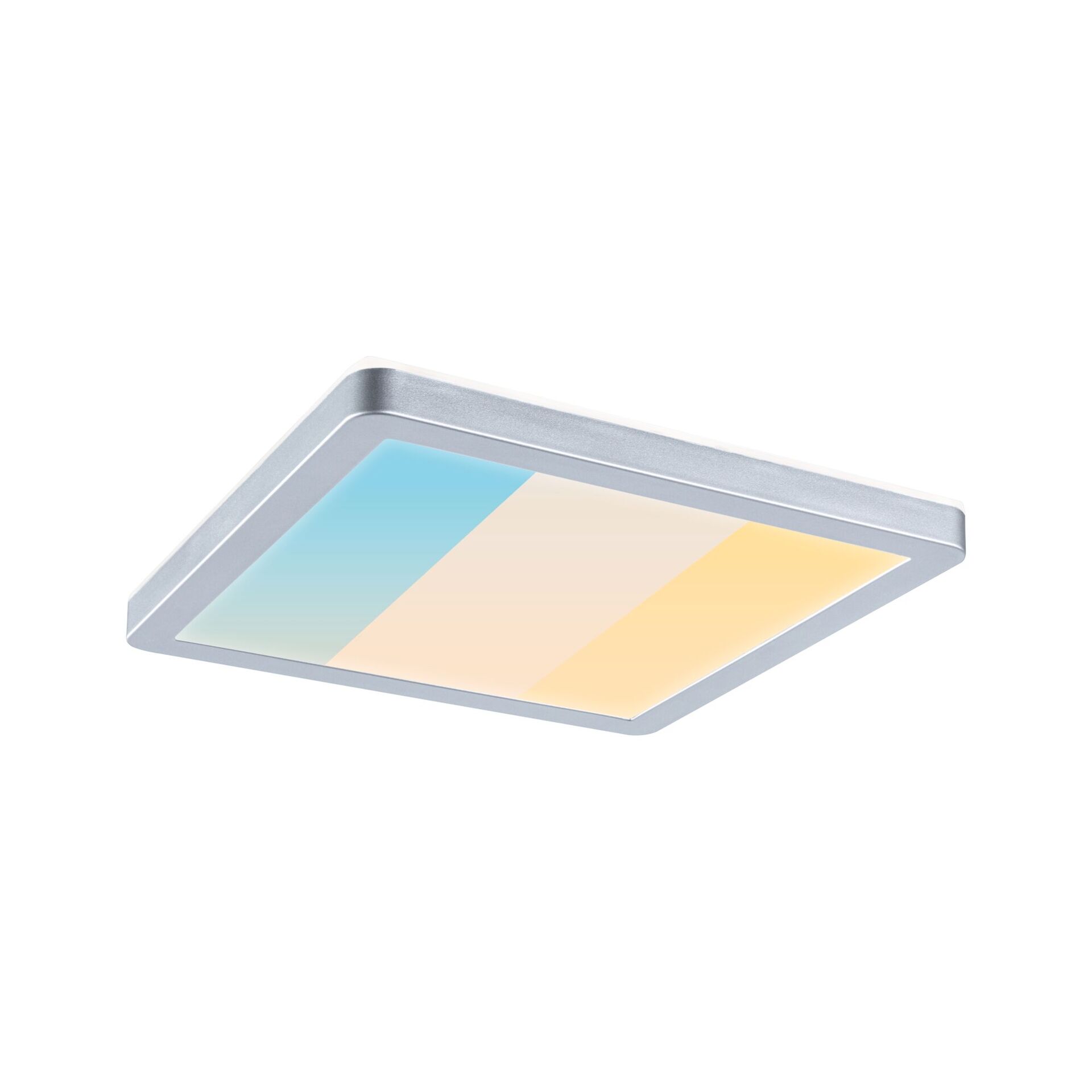 Levně PAULMANN LED Panel Atria Shine IP44 hranaté 190x190mm 8W 3000 - 6500K matný chrom
