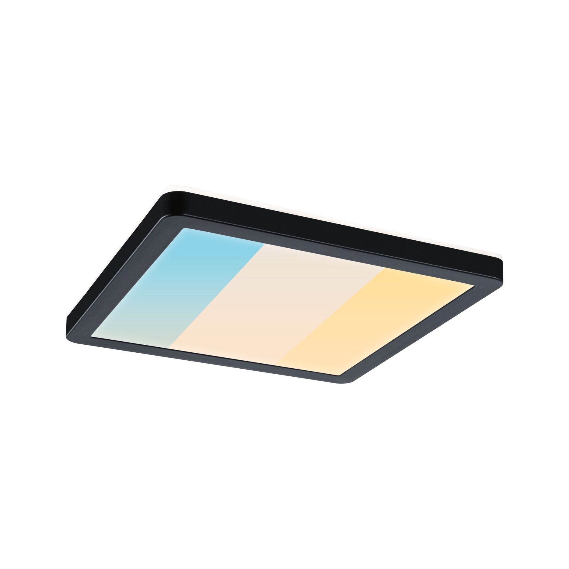 Levně PAULMANN LED Panel Atria Shine IP44 hranaté 190x190mm 8W 3000 - 6500K černá