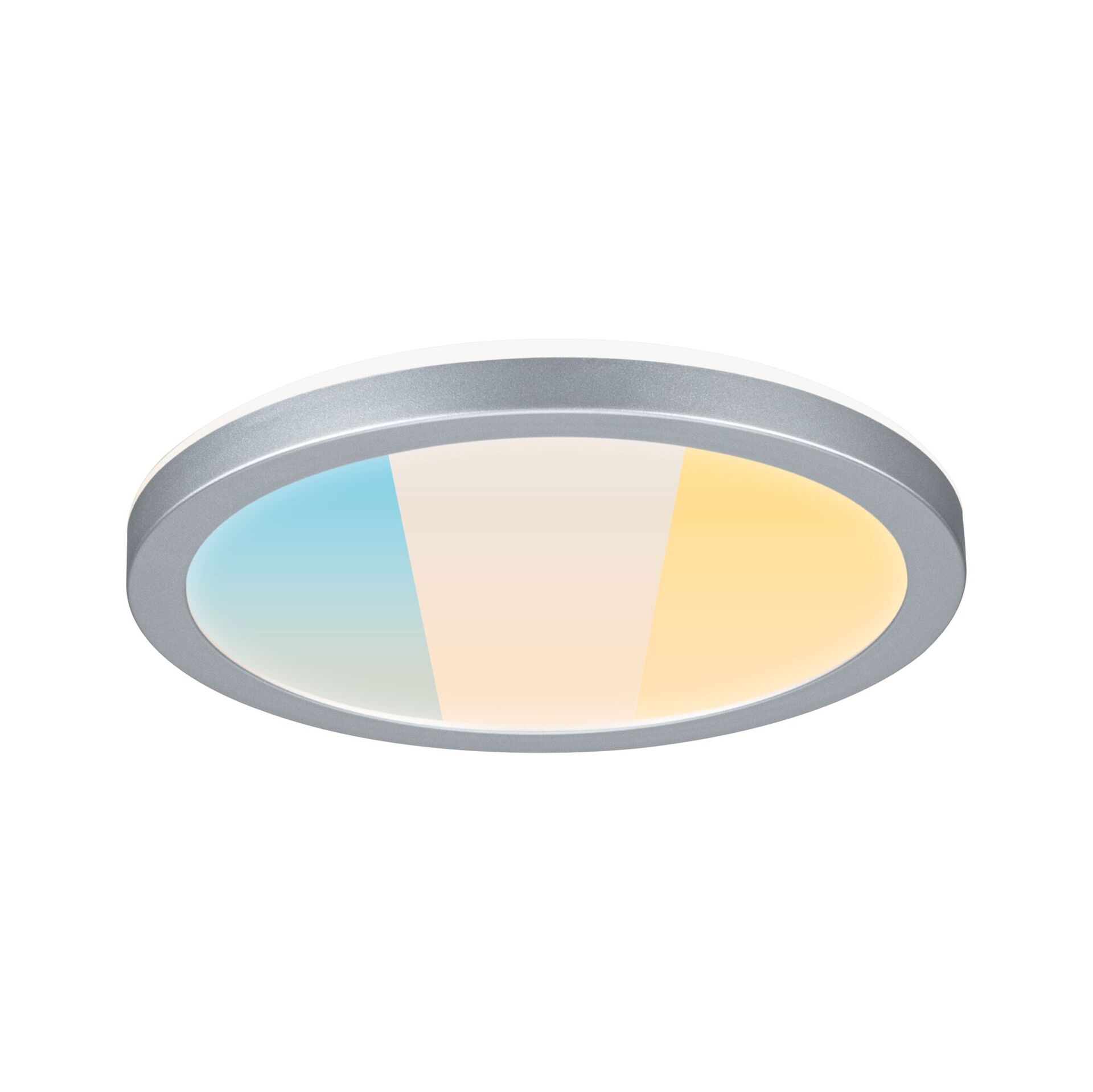 Levně PAULMANN LED Panel Atria Shine IP44 kruhové 190mm 7,6W 3000 - 6500K matný chrom