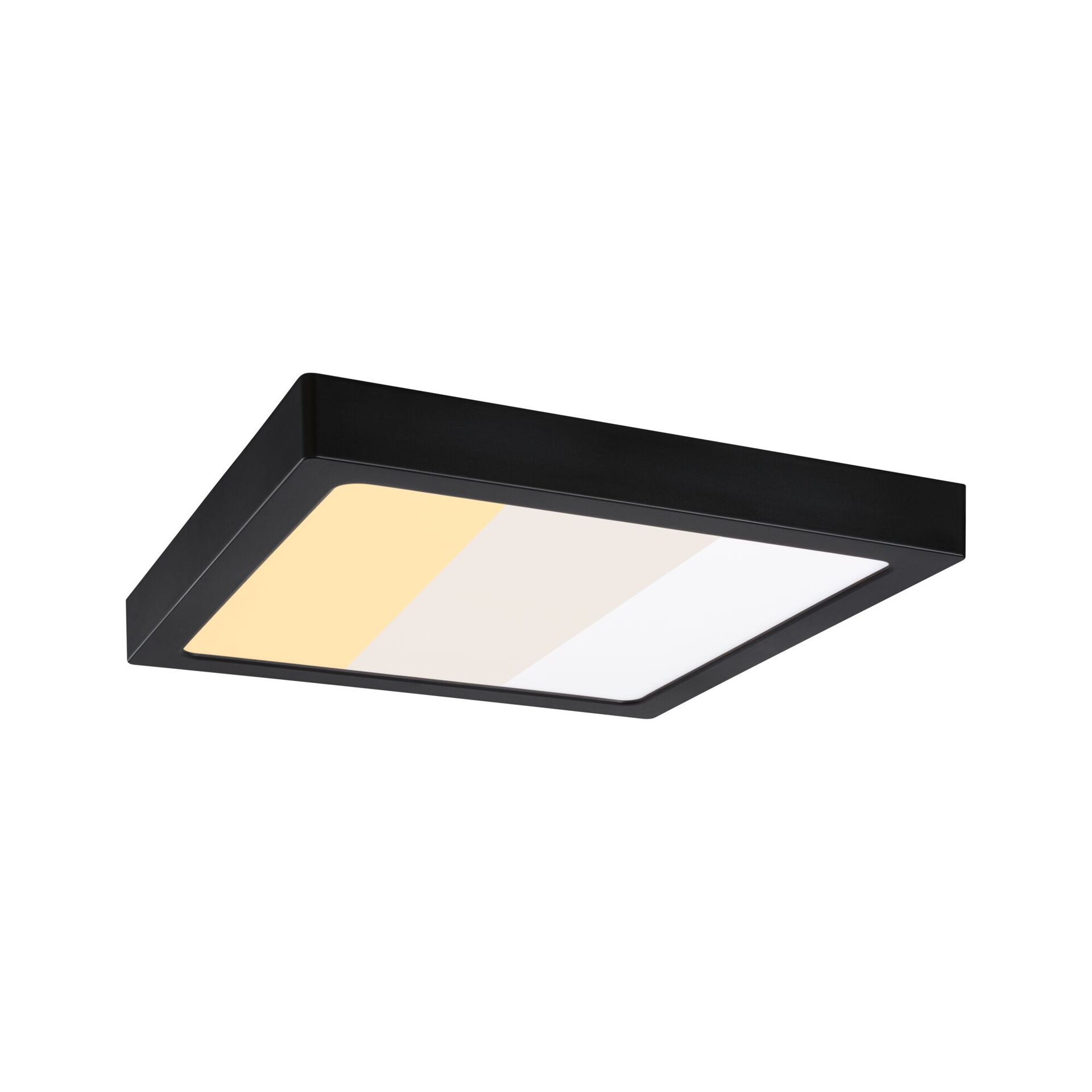 Levně PAULMANN LED Panel Abia 2 White Select soumrakové a pohybové čidlo (HF) hranaté 300x300mm 14W 2700 - 4000K černá