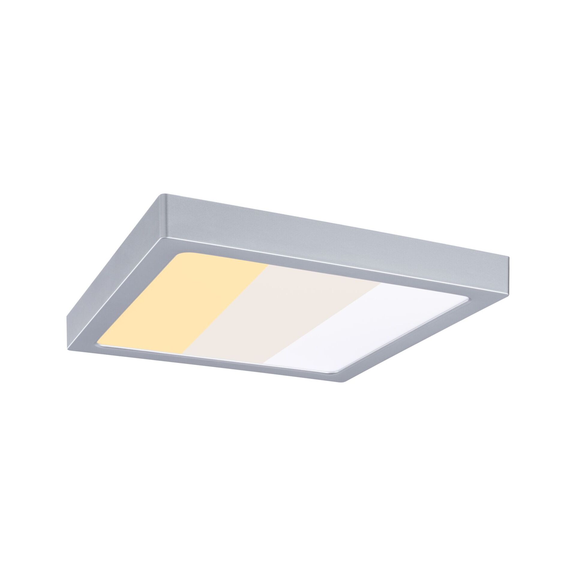 Levně PAULMANN LED Panel Abia 2 White Select soumrakové a pohybové čidlo (HF) hranaté 300x300mm 14W 2700 - 4000K matný chrom