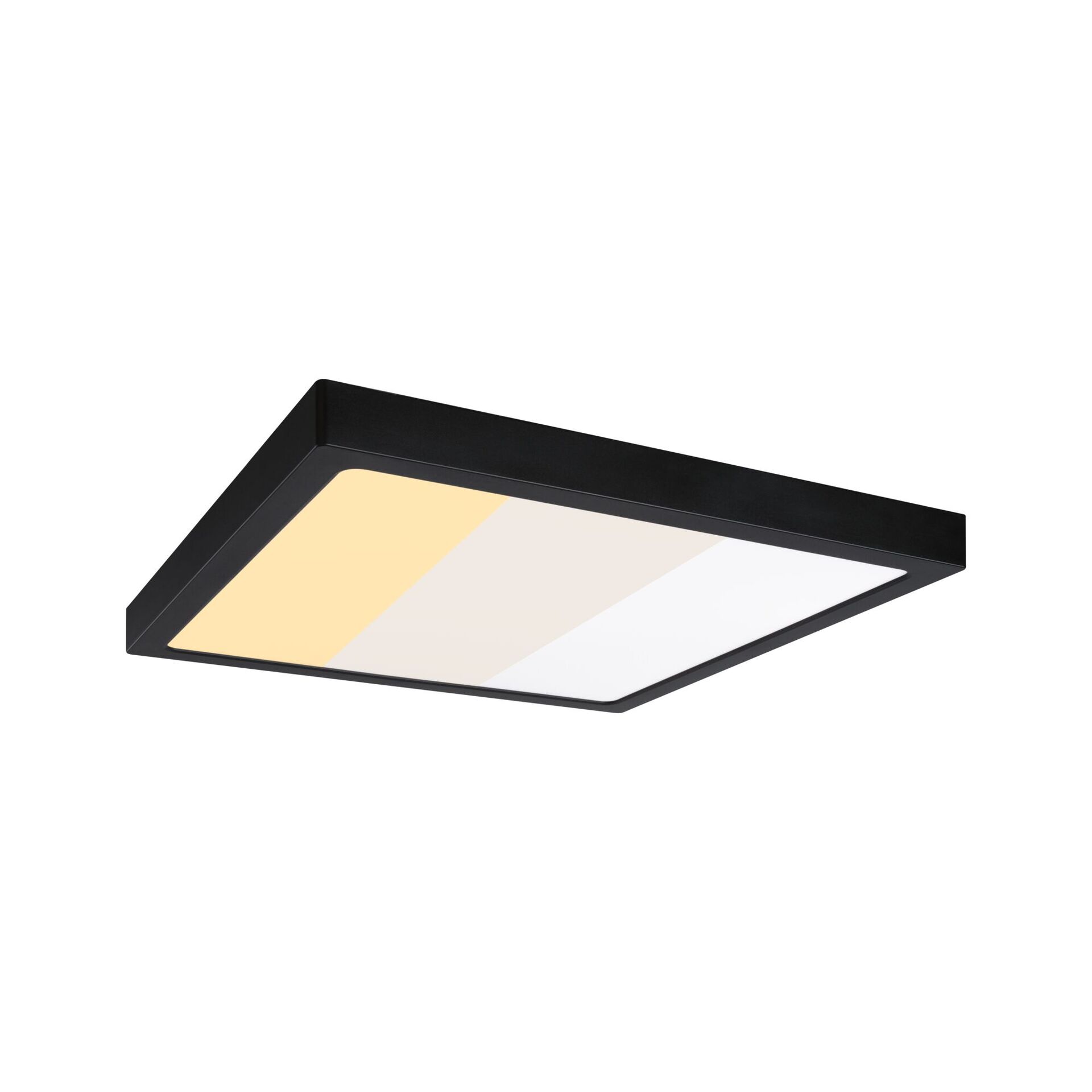 Levně PAULMANN LED Panel Abia 2 White Select soumrakové a pohybové čidlo (HF) hranaté 400x400mm 16W 2700 - 4000K černá
