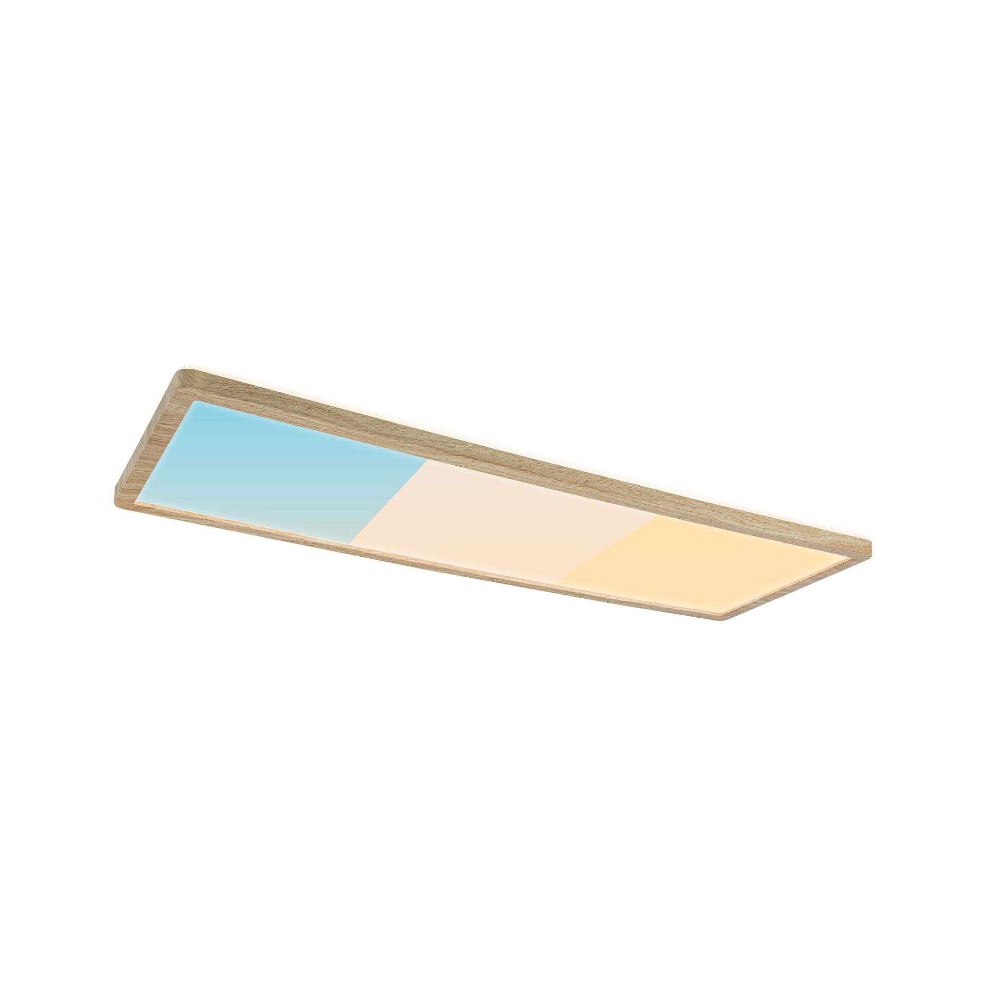 Levně PAULMANN LED Panel Atria Shine White Select IP44 hranaté 560x200mm 15,2W 3000 - 6500K design dřevo