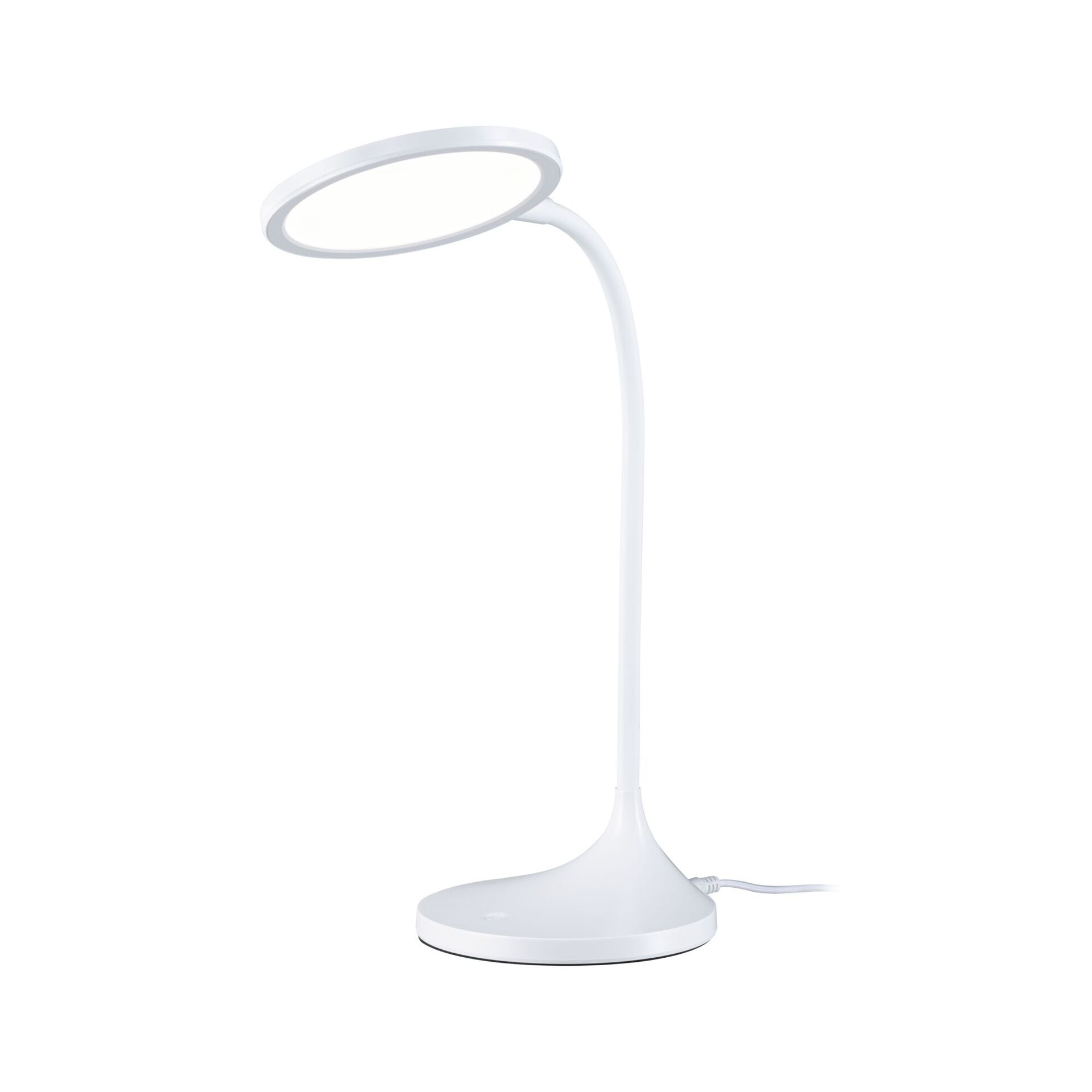 Levně PAULMANN LED stolní lampa na psací stůl Mejan 4000K 15W bílá mat
