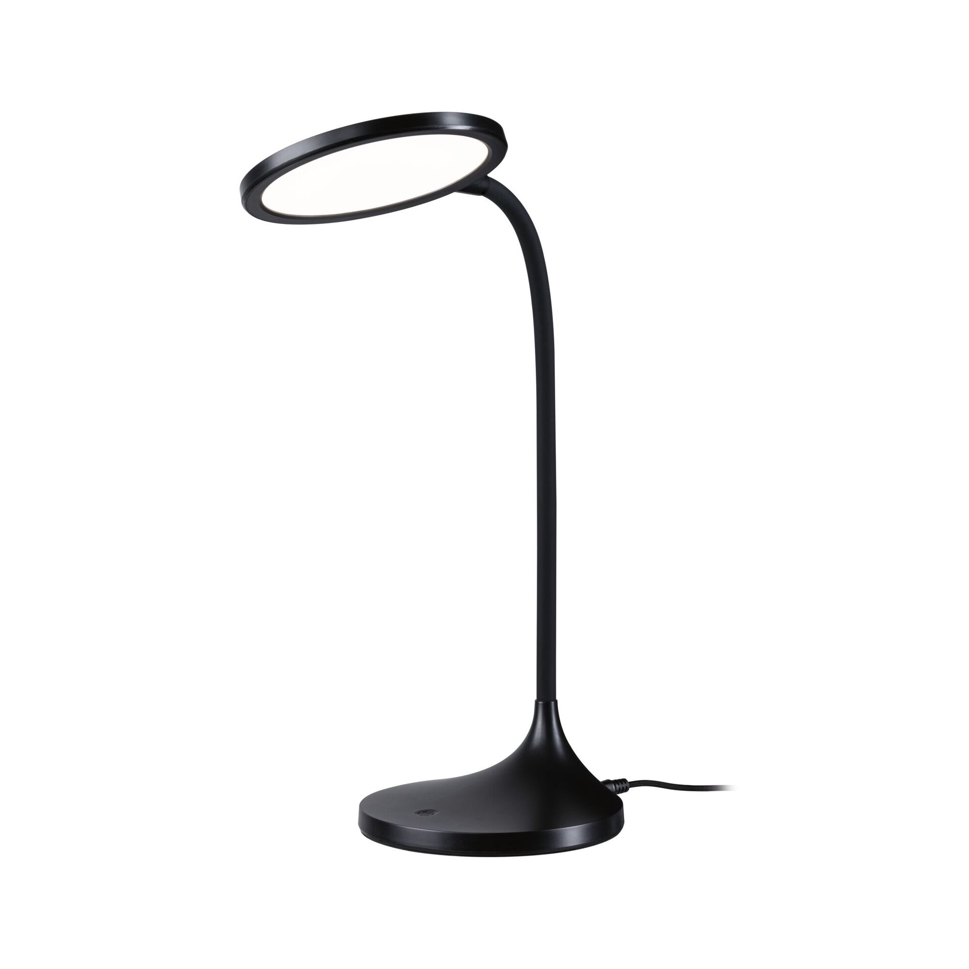 Levně PAULMANN LED stolní lampa na psací stůl Mejan 4000K 15W černá mat
