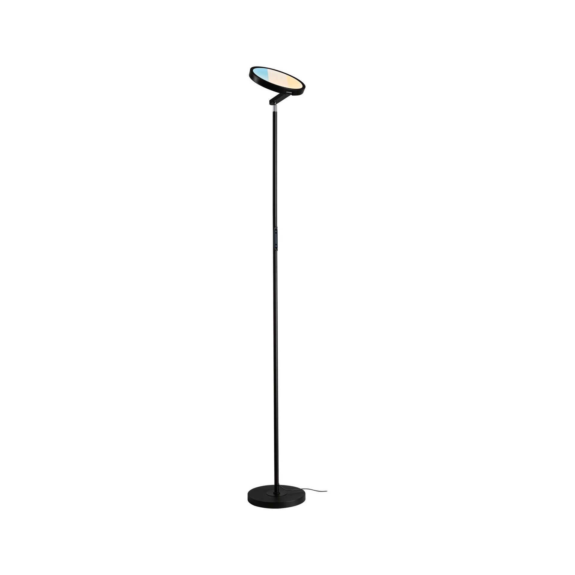 Levně PAULMANN LED stojací svítidlo Caneta měnitelná bílá 1750mm 20W černá