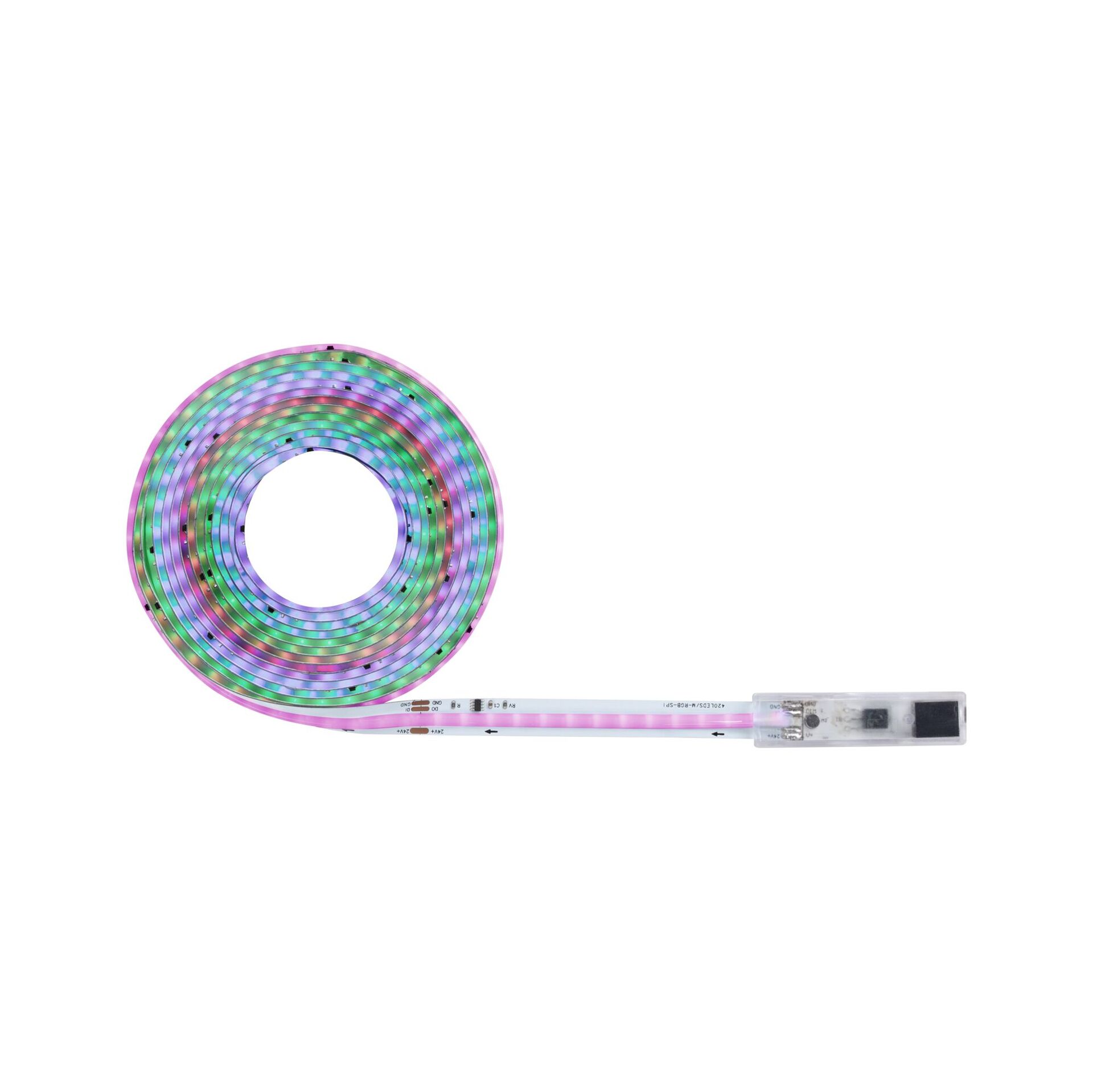 Levně PAULMANN SimpLED LED Strip RGBIC Motion Music kompletní sada 3m s krytím 16W 210lm/m 420 LED/m RGB 18VA