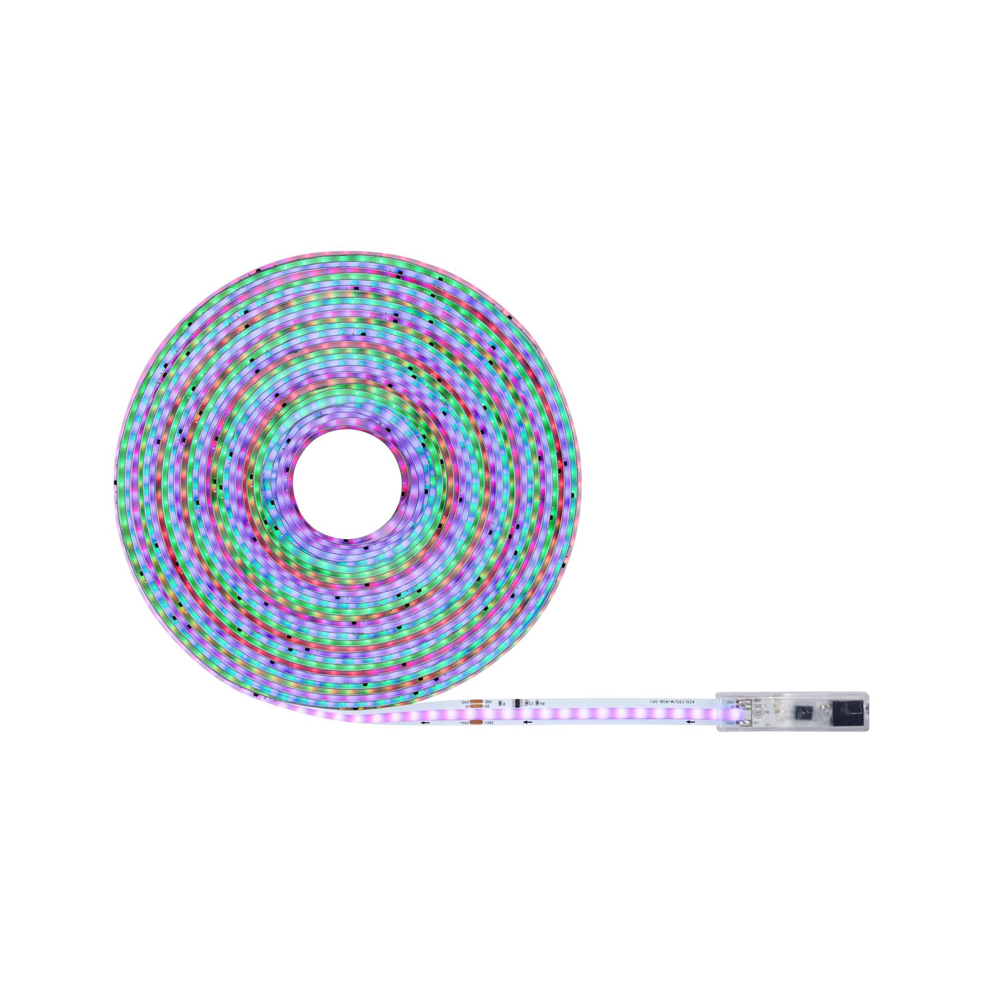 Levně PAULMANN SimpLED LED Strip RGBIC Motion Music kompletní sada 10m s krytím 32W 130lm/m 420 LED/m RGB 36VA