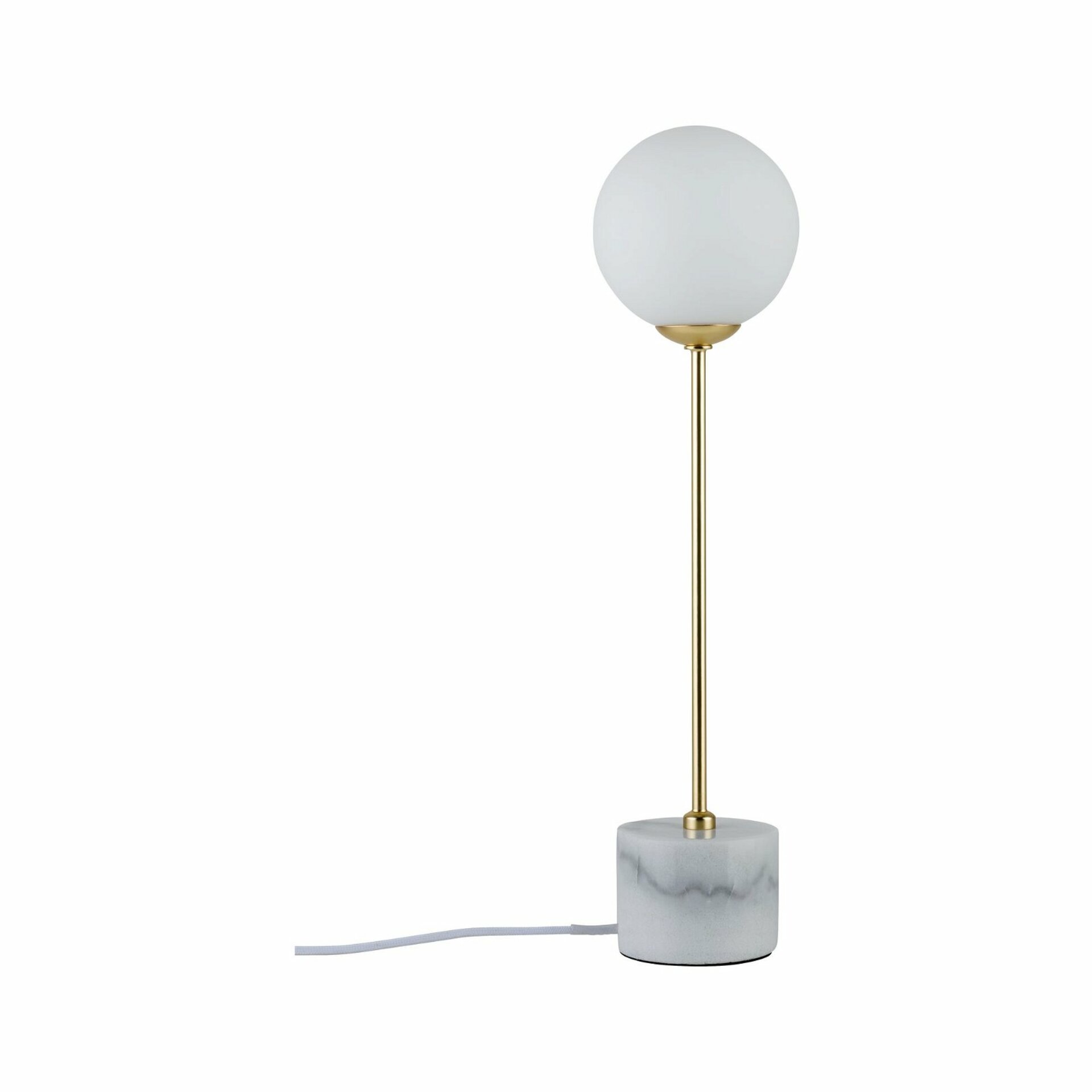 Paulmann stolní lampa Neordic Moa 1-ramenné mramor bílá/zlatá mat 796.61 P 79661