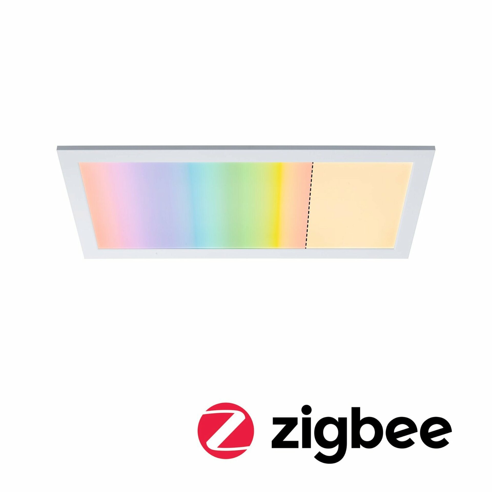 Levně PAULMANN LED Panel SmartHome Zigbee Amaris hranaté 595x295mm 22W RGBW 2.700K bílá mat 798.08