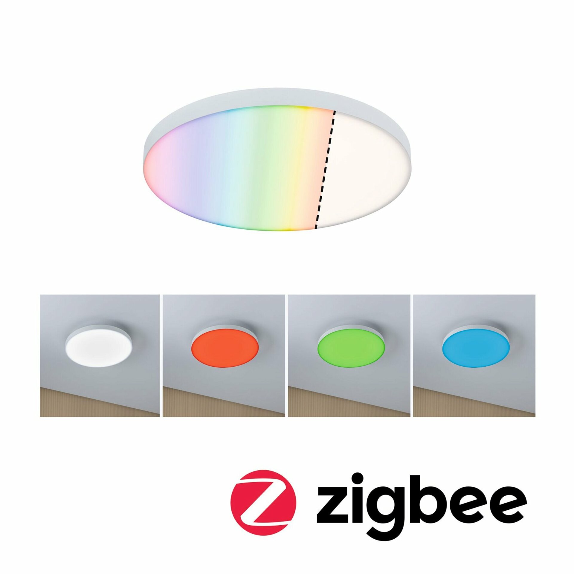 PAULMANN LED Panel Smart Home Zigbee Velora kruhové 300mm RGBW stmívatelné