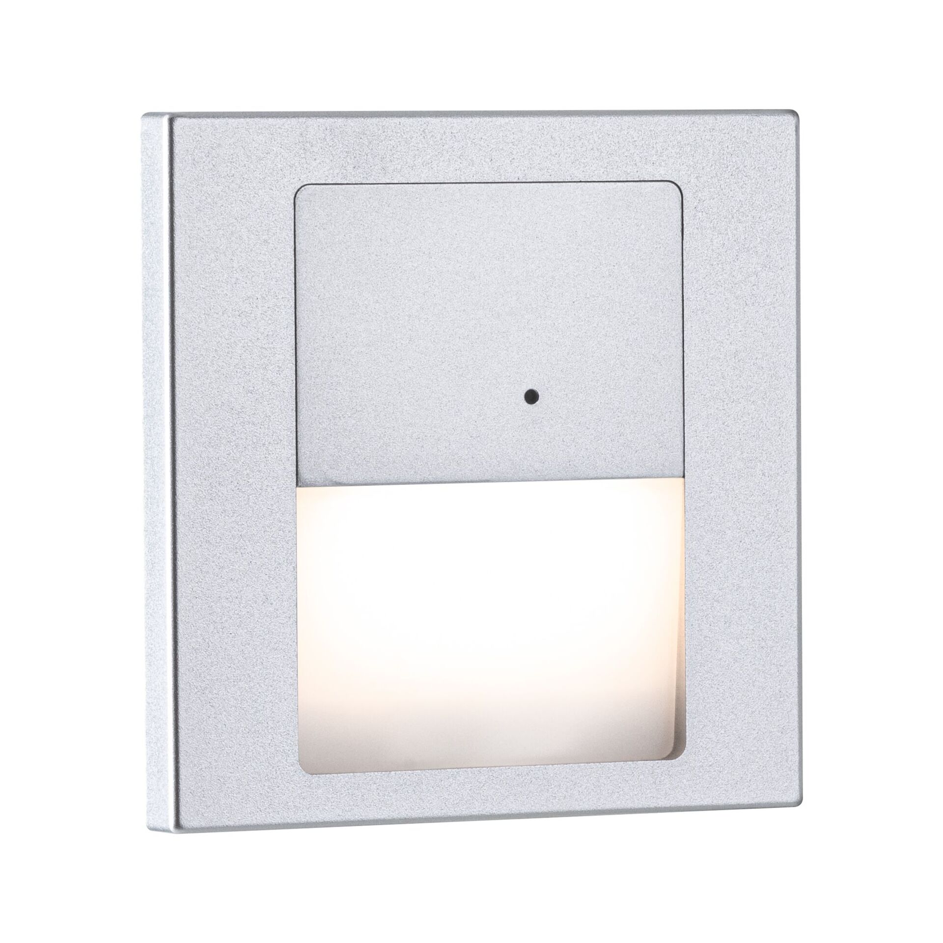 Levně PAULMANN LED vestavné svítidlo do zdi Tsaro hranaté 80x36mm 1W 230V 2700K senzor matný chrom