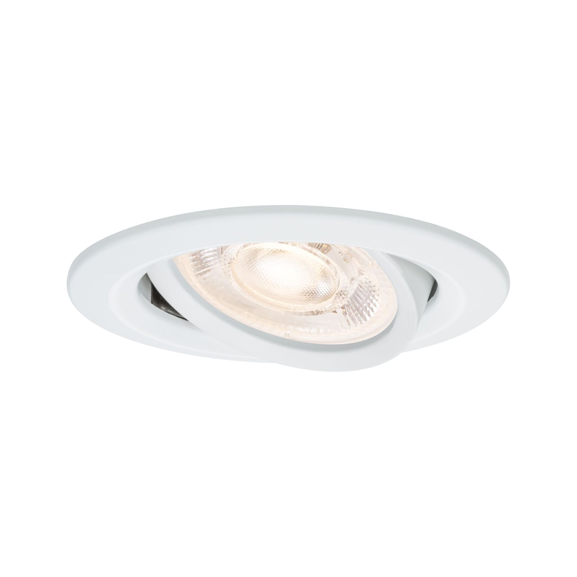 Levně PAULMANN LED vestavné svítidlo Nova GU10 Flat výklopné 4,9W 230V 2700K bílá mat