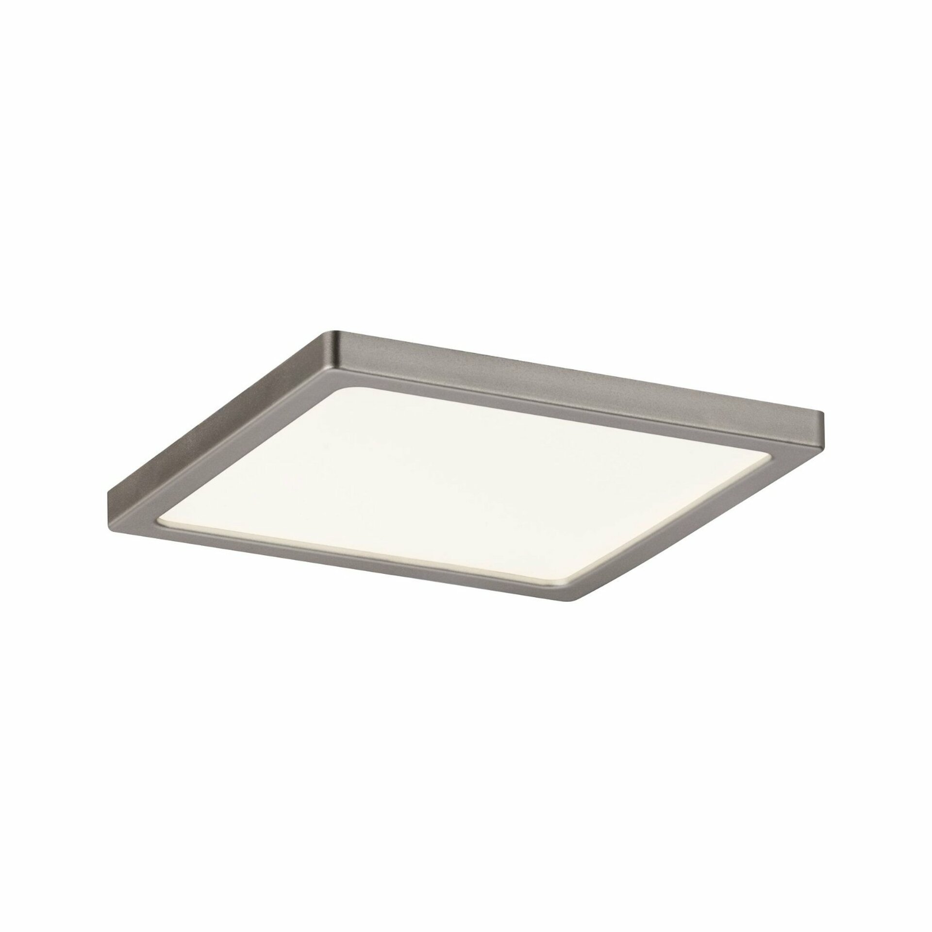 Paulmann LED vestavný panel Areo IP23 hranaté 8W 3000K nikl mat 929.53 P 92953