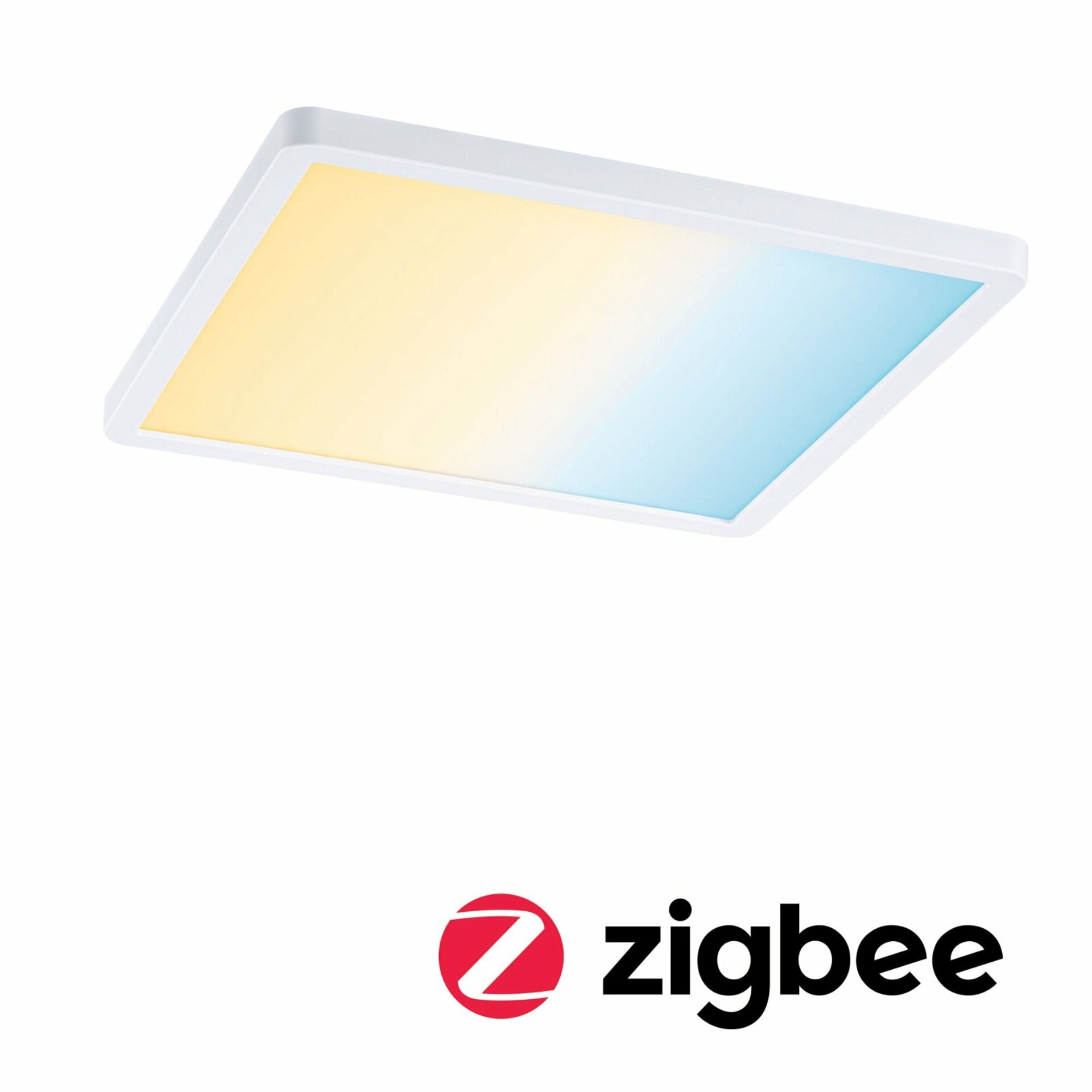 PAULMANN Smart Home Zigbee LED vestavné svítidlo Areo VariFit IP44 hranaté 230x230mm 16W bílá měnitelná bílá 930.48