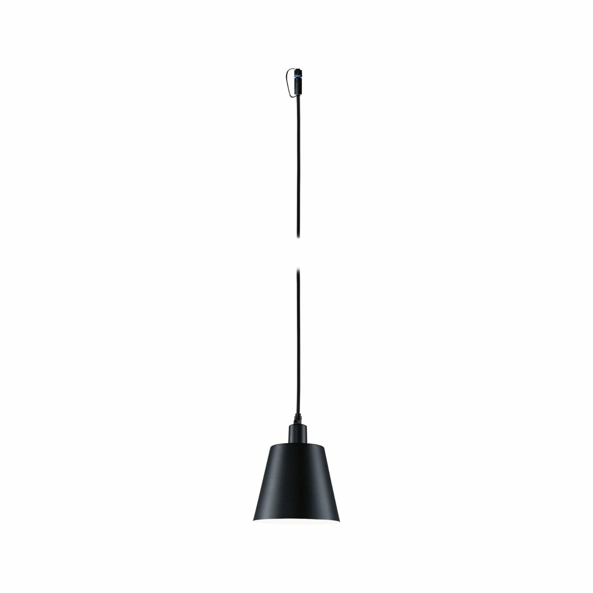 Levně PAULMANN Plug & Shine závěsné svítidlo Kofia IP44 3000K 2W antracit 931.04