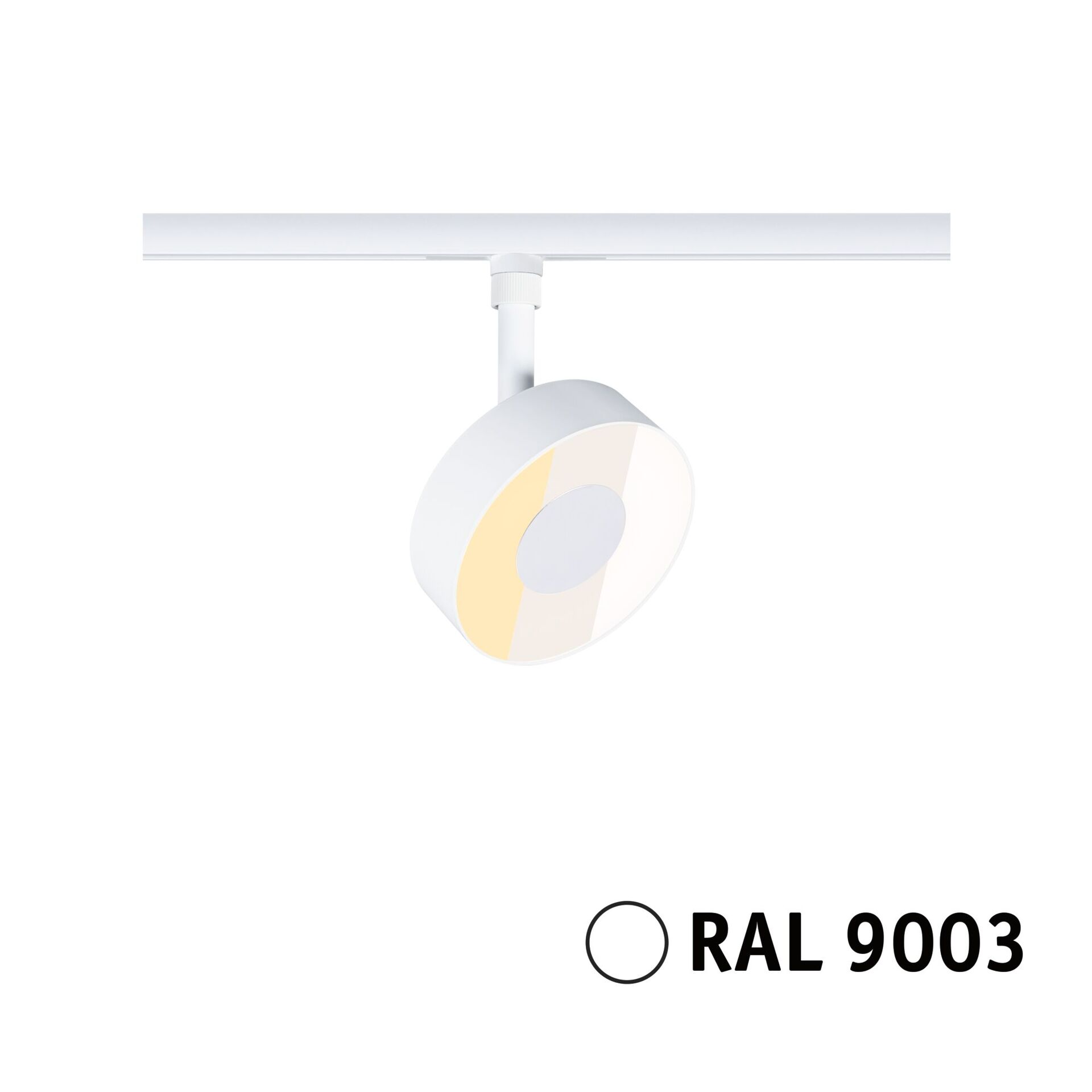 Levně PAULMANN URail lištový spot Circle 5W 2700 - 4000K stmívatelné 230V bílá