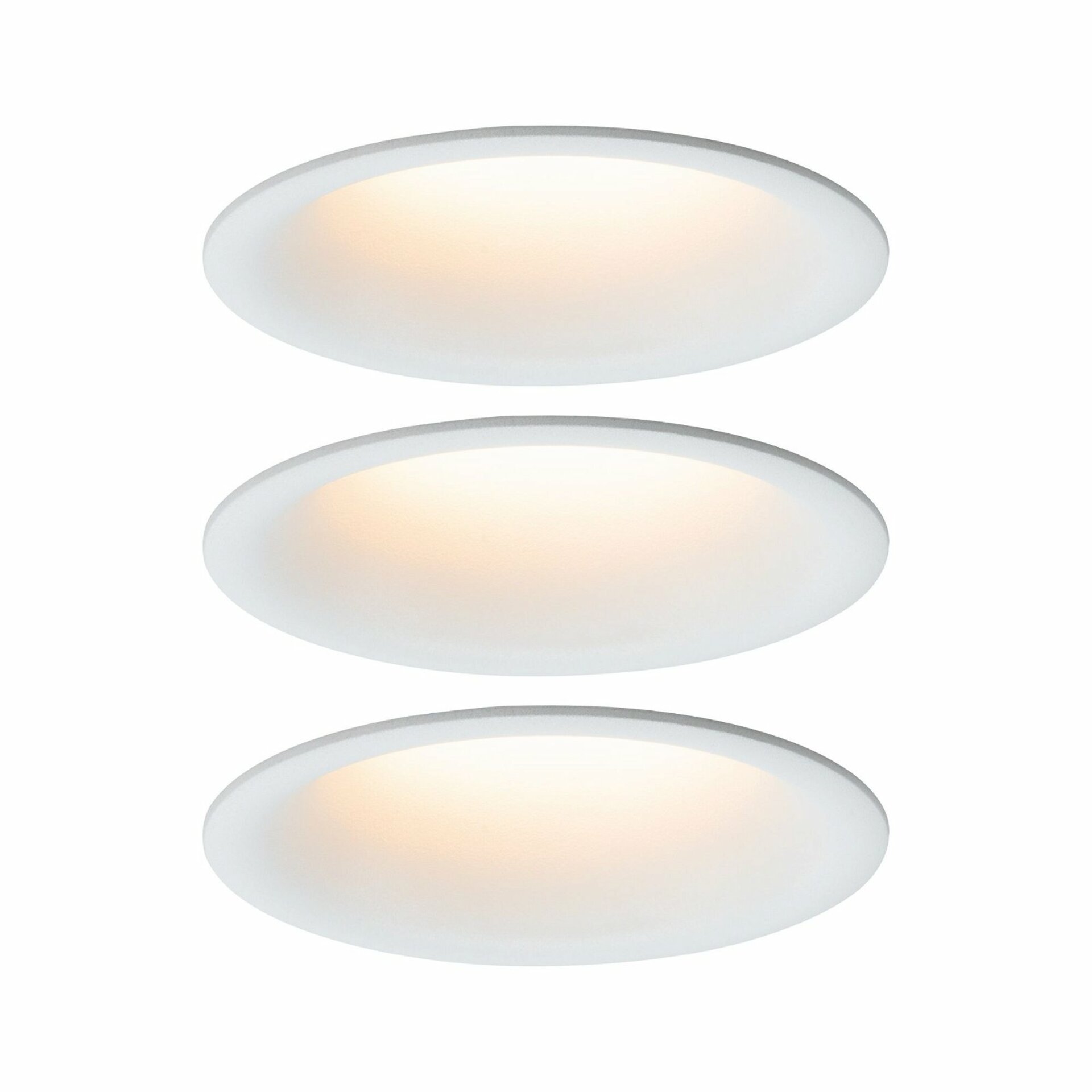 PAULMANN Vestavné svítidlo LED Cymbal 3x6,5W bílá mat proti oslnění stmívatelné 934.19 P 93419