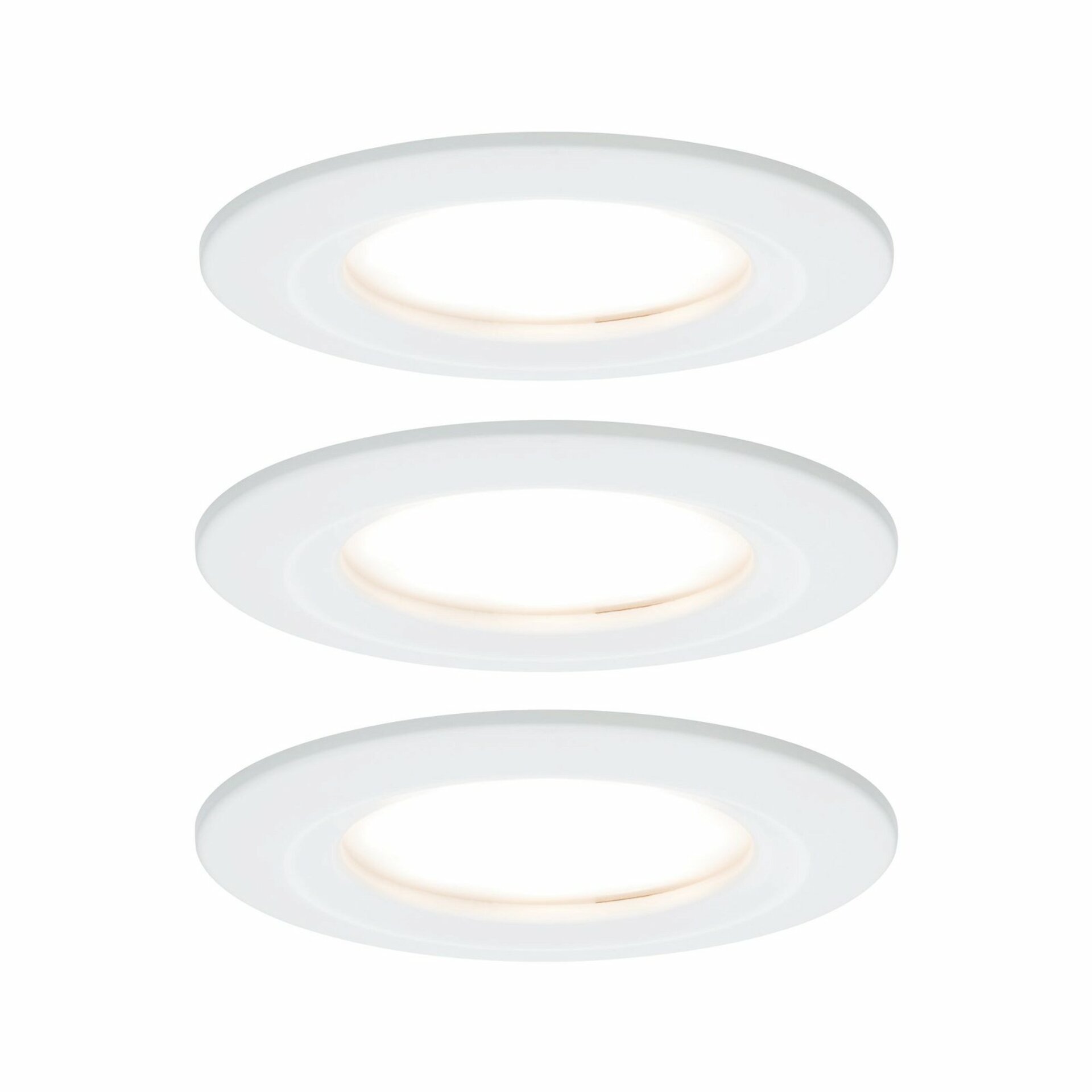 PAULMANN Vestavné svítidlo LED Nova kruhové 3x6,5W bílá mat nevýklopné 934.60 P 93460