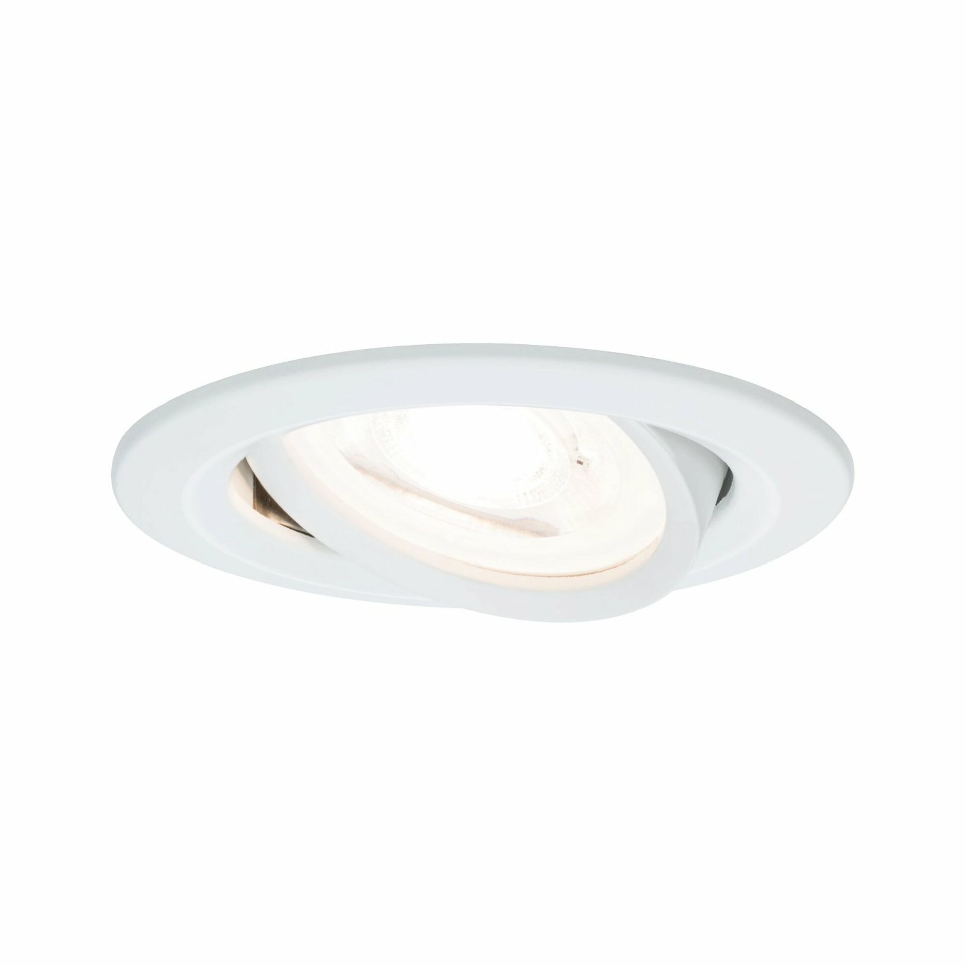 PAULMANN Vestavné svítidlo LED Nova kruhové 1x6,5W GU10 bílá mat výklopné 3-krokové-stmívatelné 934.66 P 93466