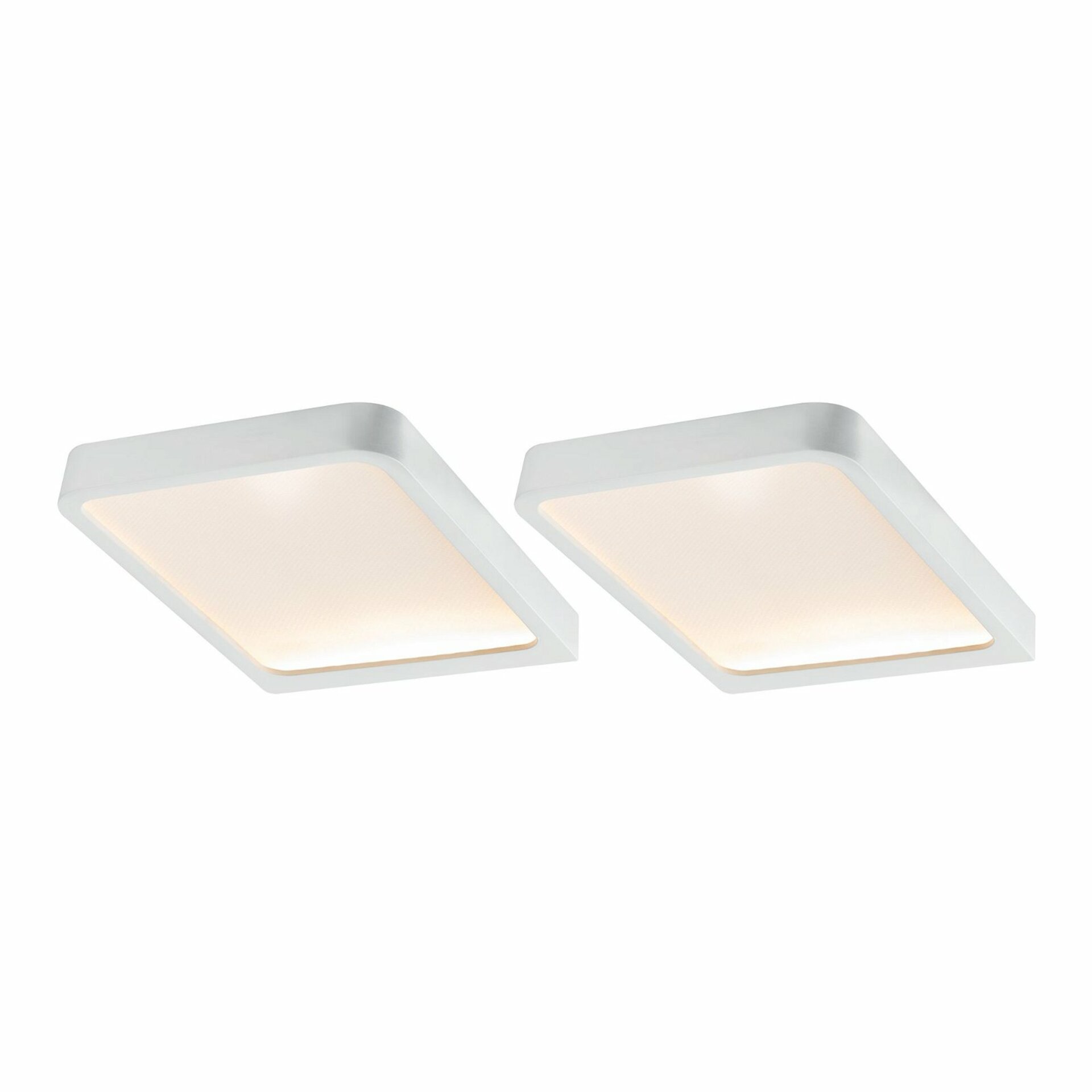 Paulmann nábytkové přisazené svítidlo LED Vane hranaté 2ks-Set vč. LED-Modul 2x6,7W 935.83 P 93583