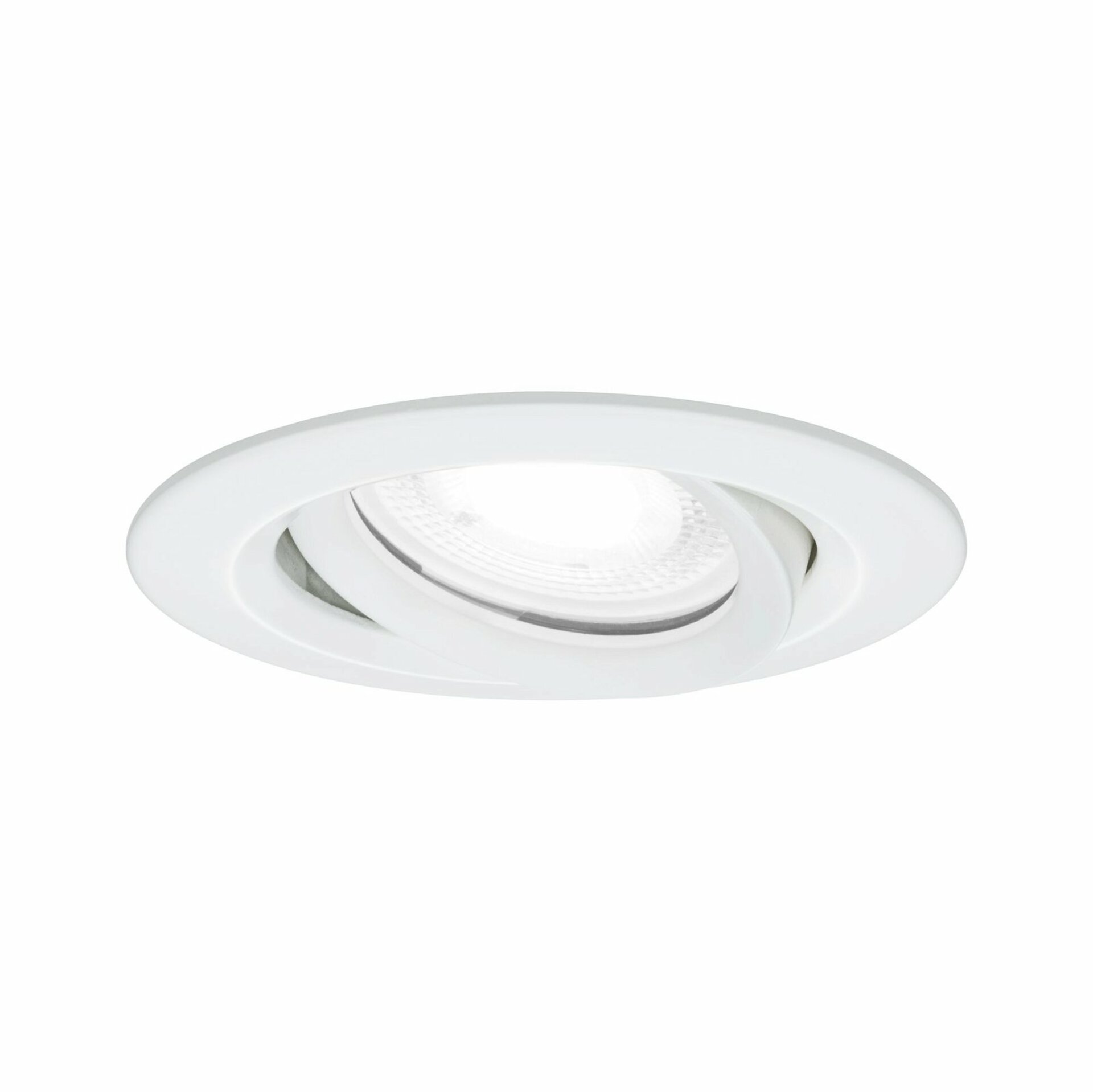 PAULMANN Vestavné svítidlo LED Nova Plus kruhové 1x6W GU10 bílá mat výklopné stmívatelné 936.72 P 93672