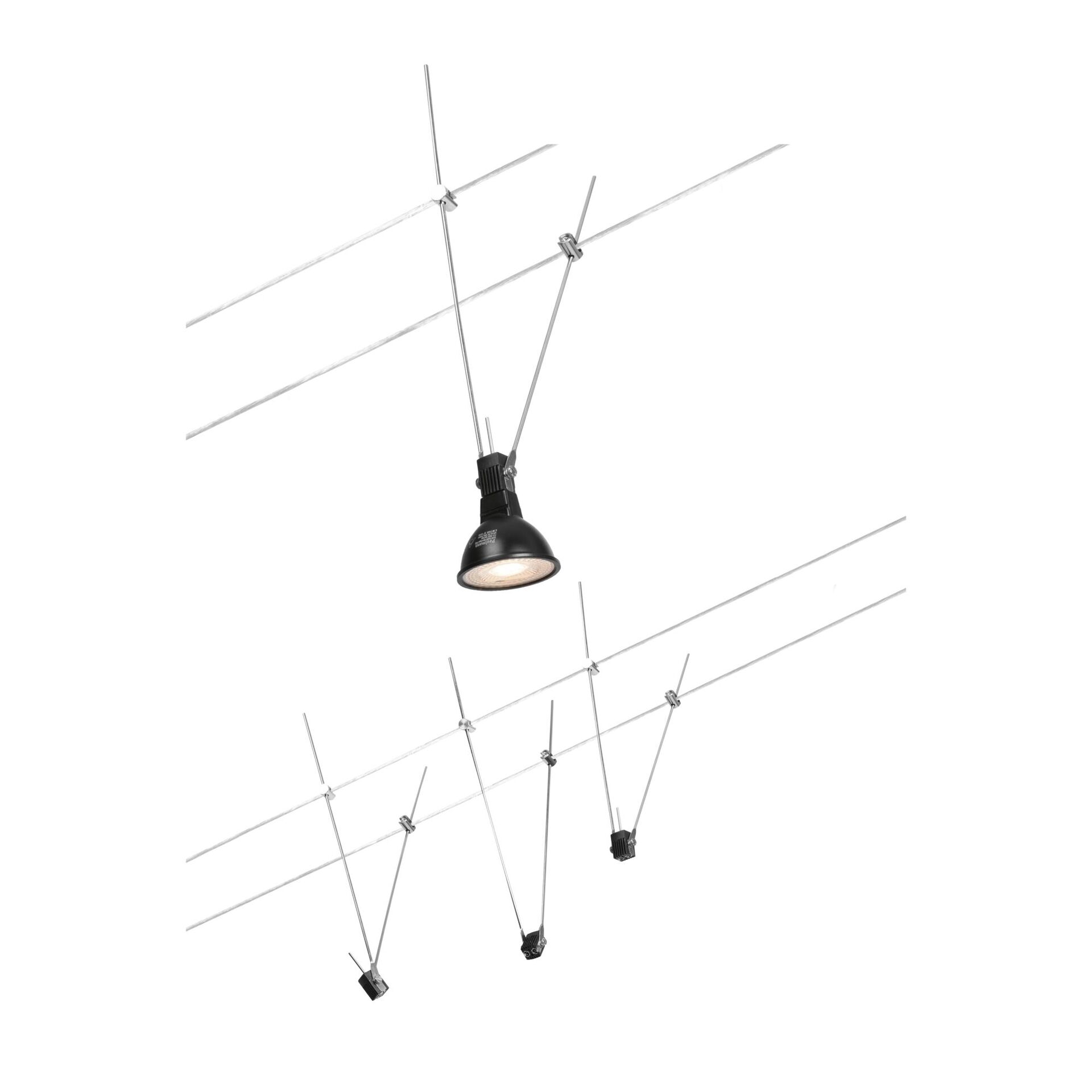 Levně PAULMANN Lankový systém Simple základní sada GU5,3 max. 3x5W 230/12V chrom
