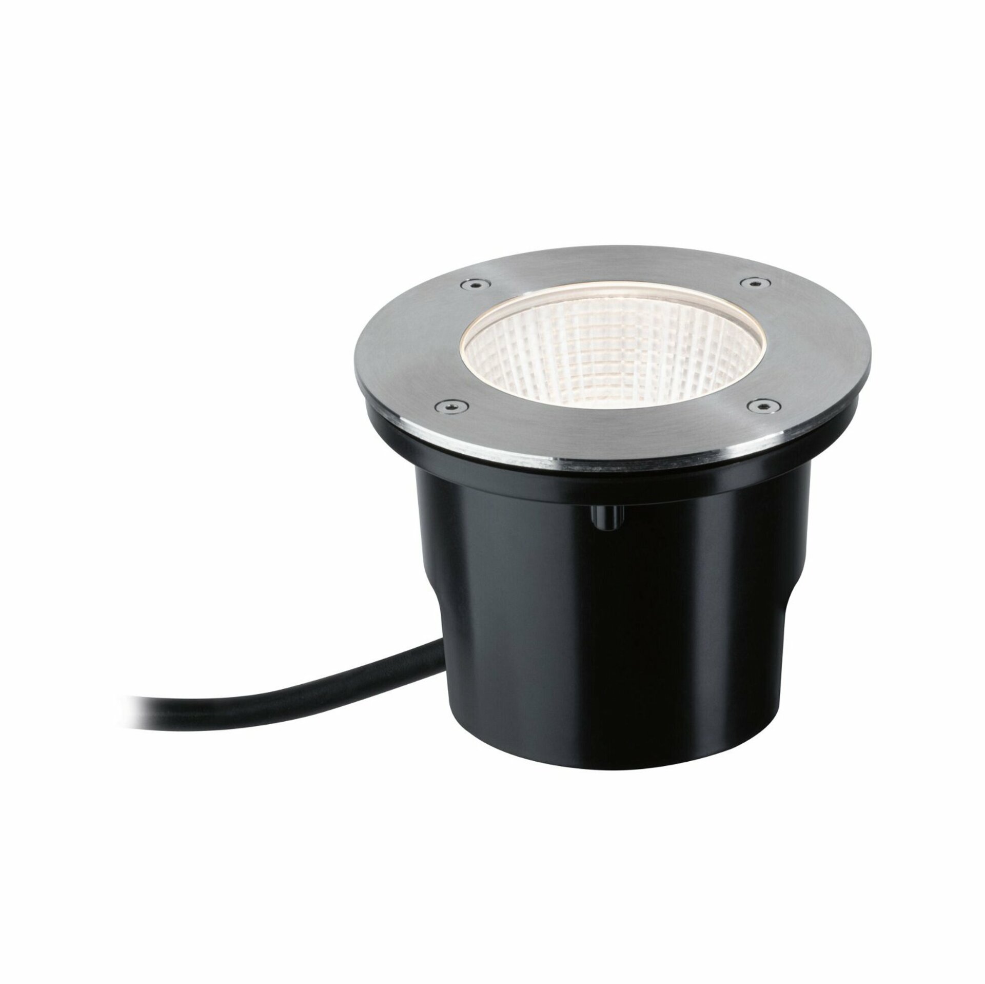 Levně PAULMANN LED zemní svítidlo Durea IP67 kruhové 153mm 3000K 8W 230V ocel kov