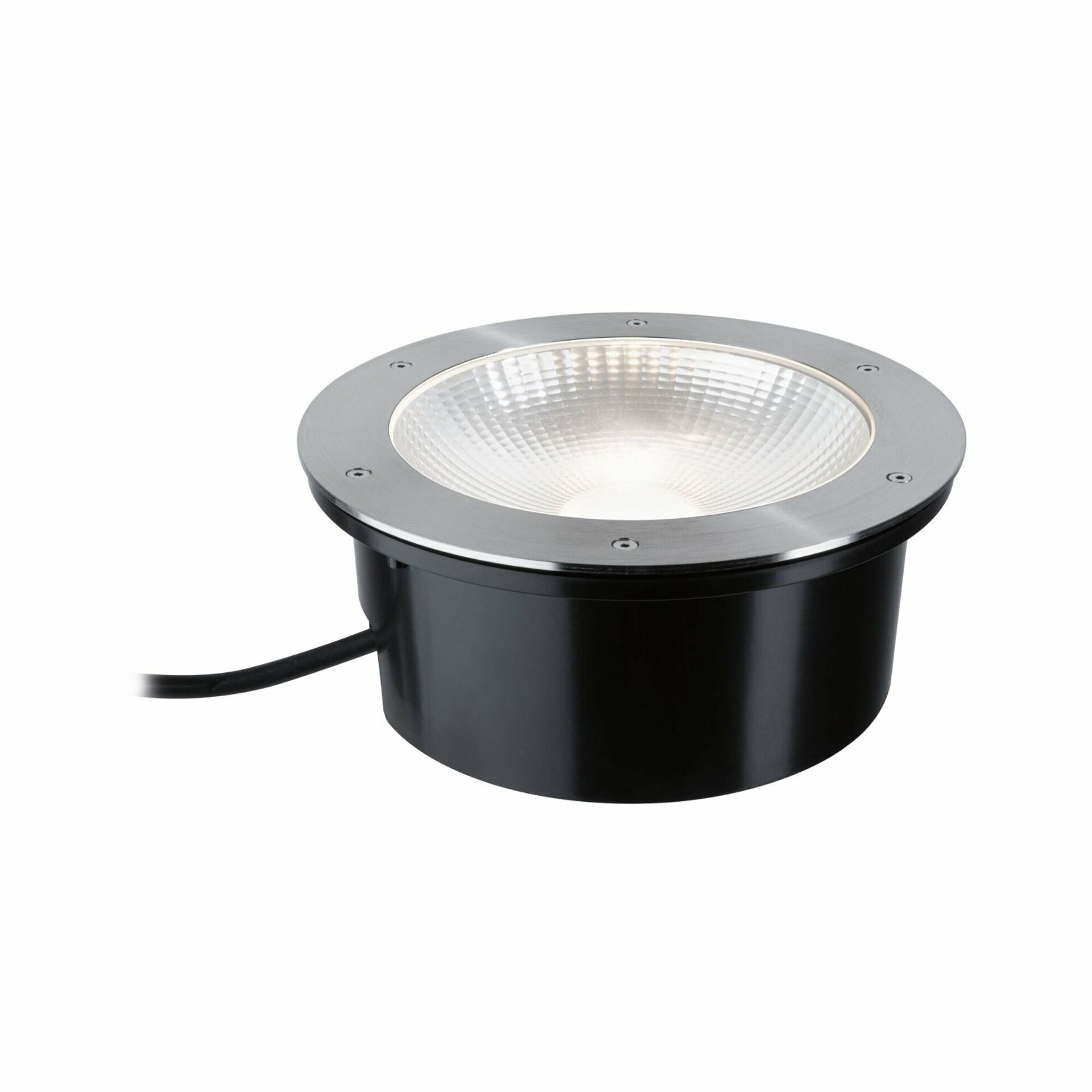 Levně PAULMANN LED zemní svítidlo Durea IP67 kruhové 273mm 3000K 15W 230V ocel kov