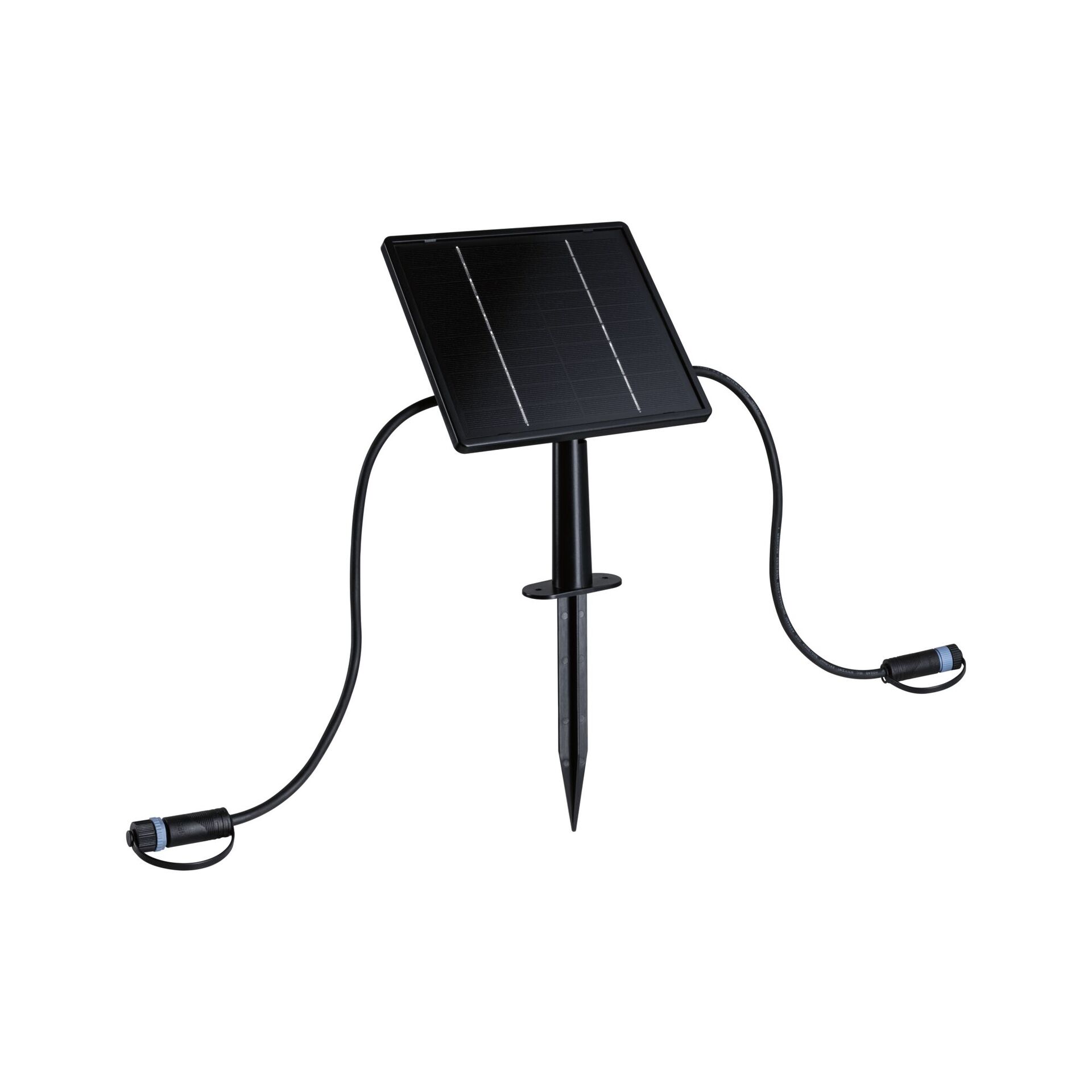 Levně PAULMANN Plug & Shine solární panel IP44 24V max. 21W antracit