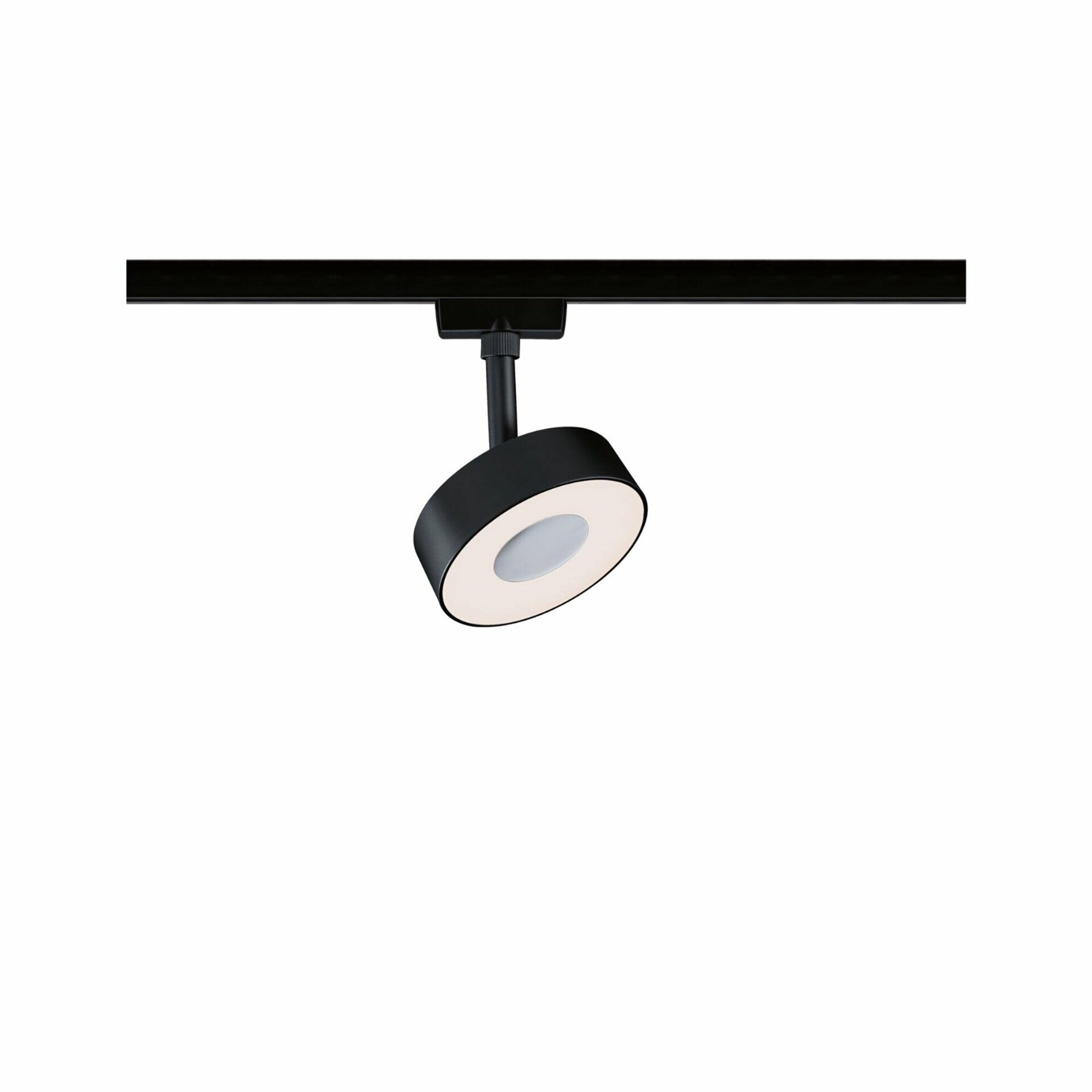 Levně PAULMANN URail LED lištový spot 3-krokové-stmívatelné Circle 5W 3000K stmívatelné 230V černá mat 955.89