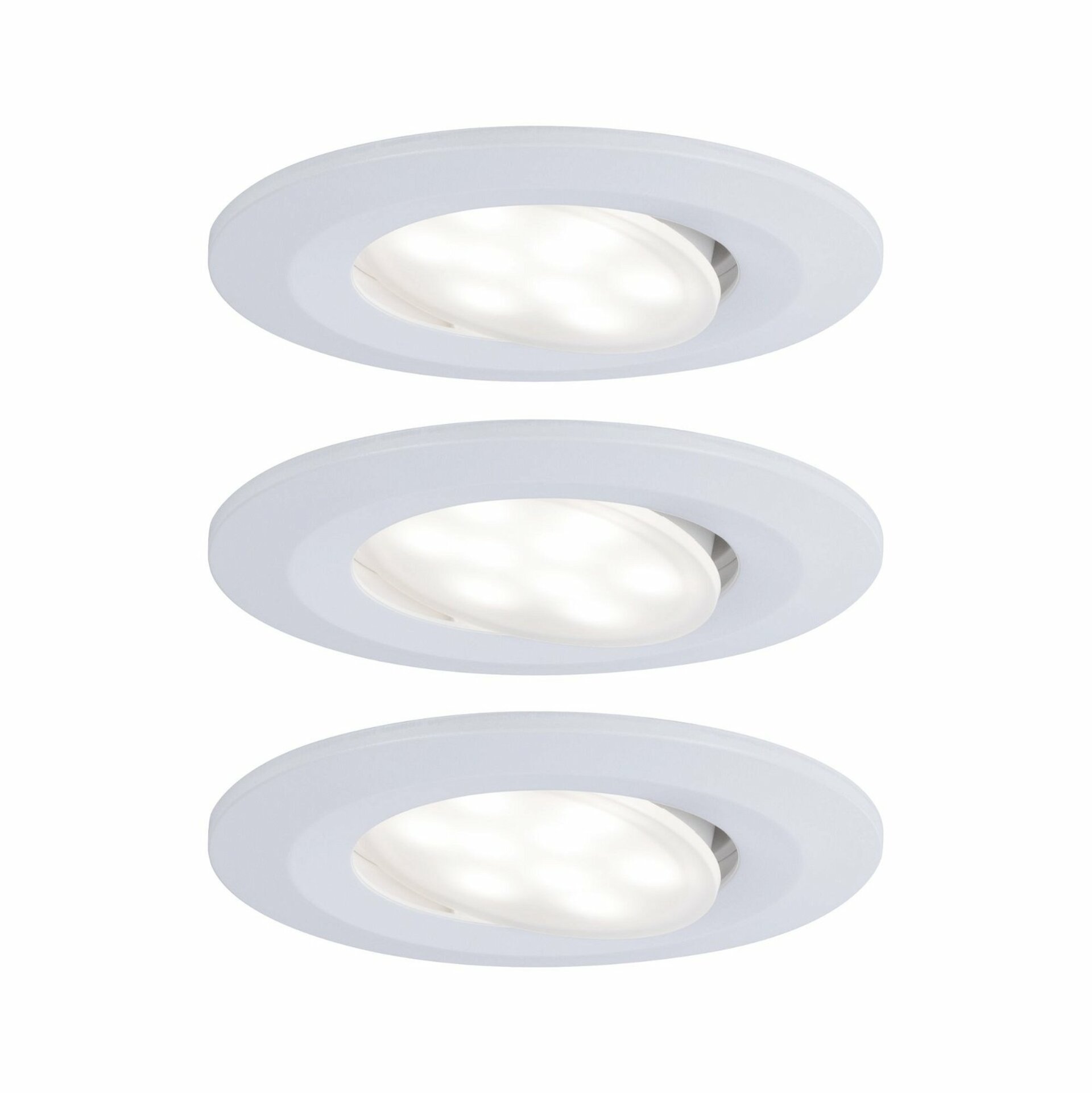 PAULMANN Vestavné svítidlo LED Calla kruhové 3x6,5W bílá mat výklopné 999.31 P 99931