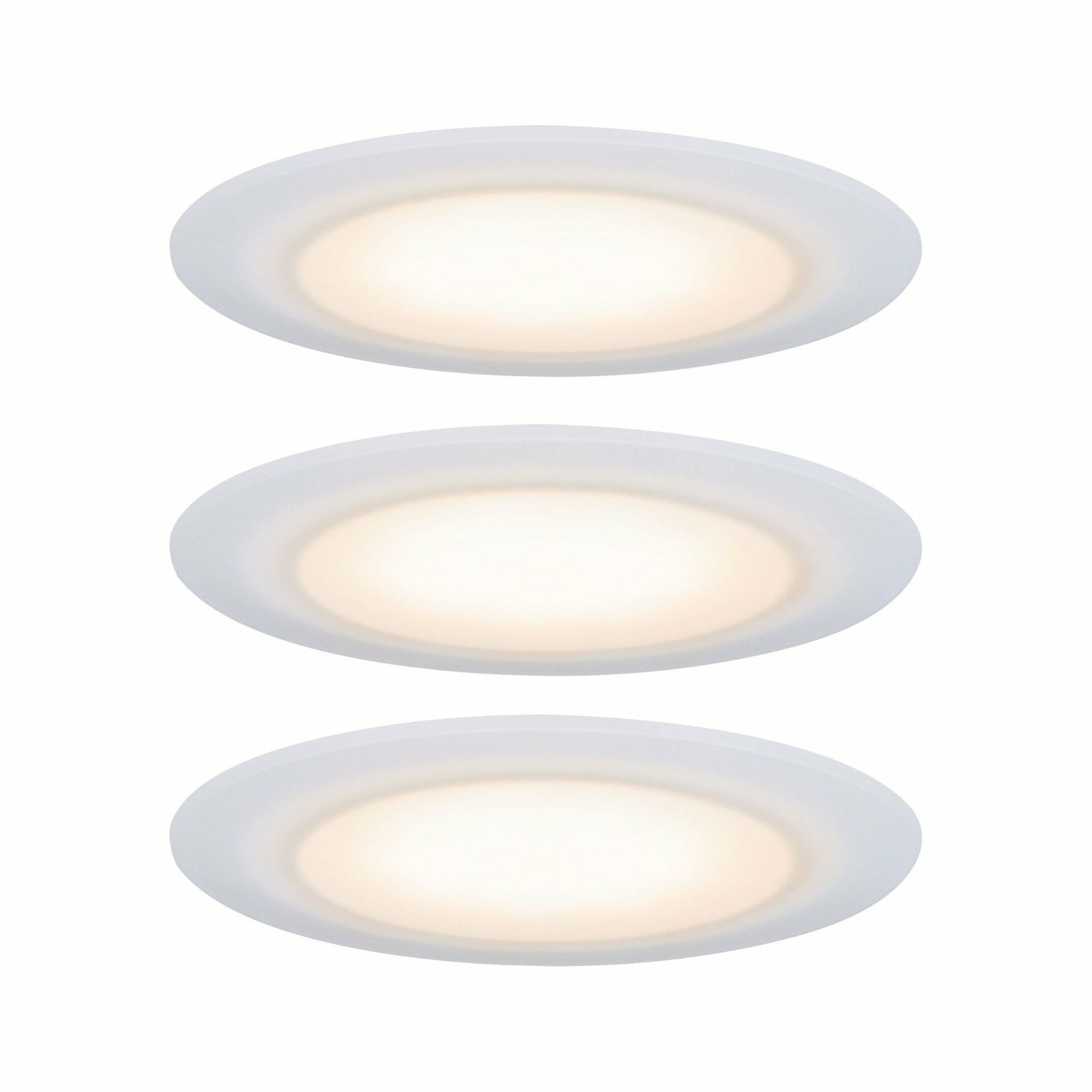 PAULMANN Premium vestavná svítidla sada LED Suon WarmDim 2000-2700K 3x6,5W 230 V saténové 999.42 P 99942